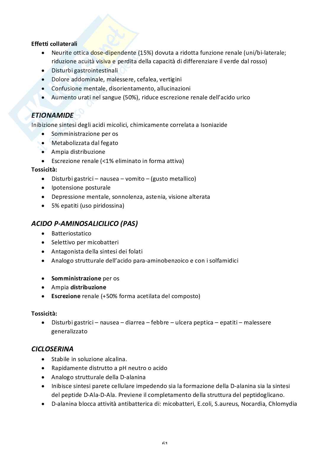 Farmacologia Pag. 61