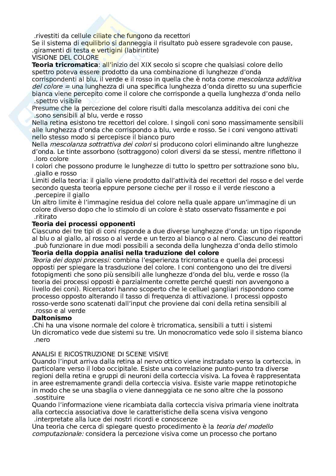 Psicologia generale Pag. 16