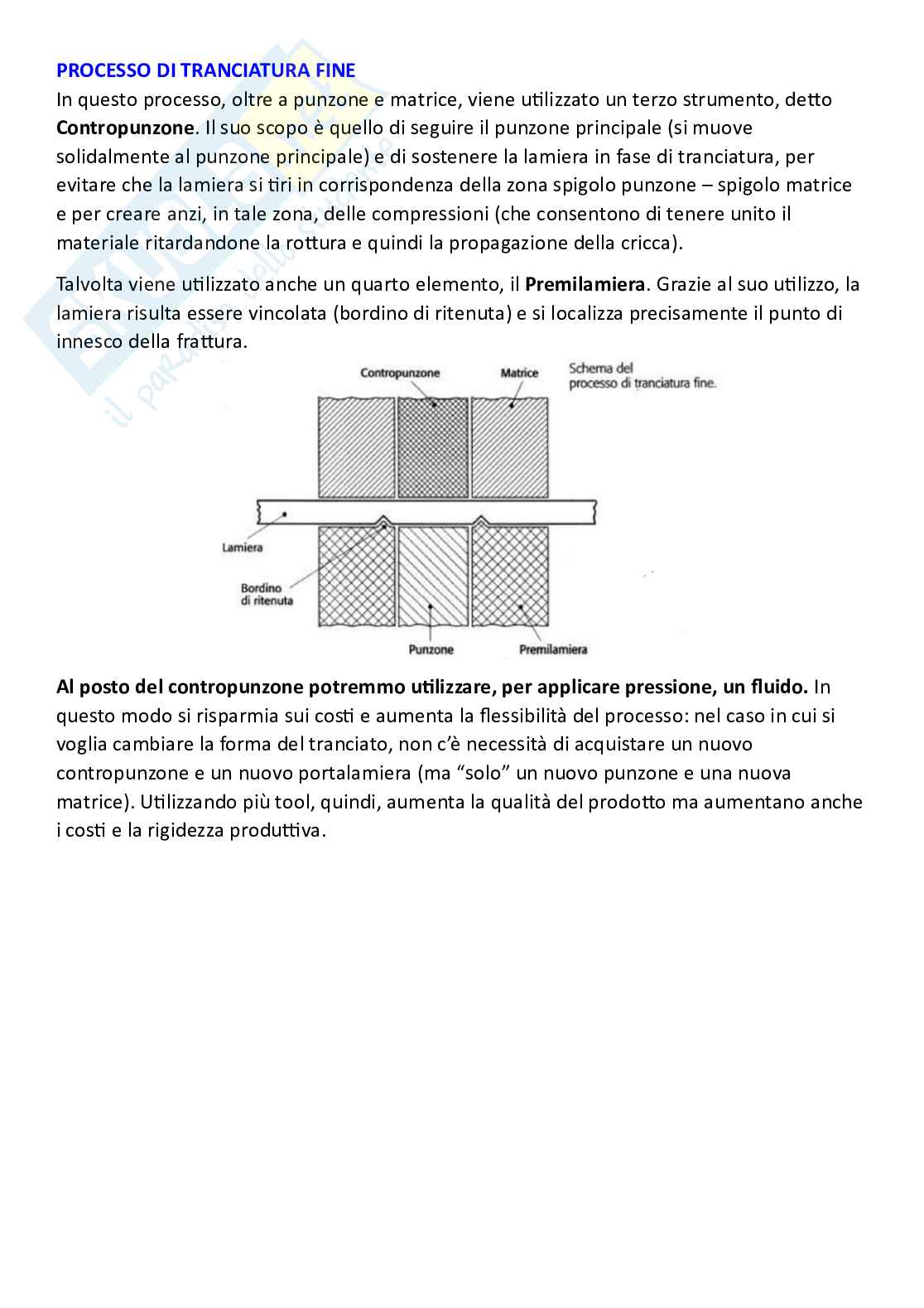 Tecnologie industriali parte 8 - Tranciatura Pag. 11