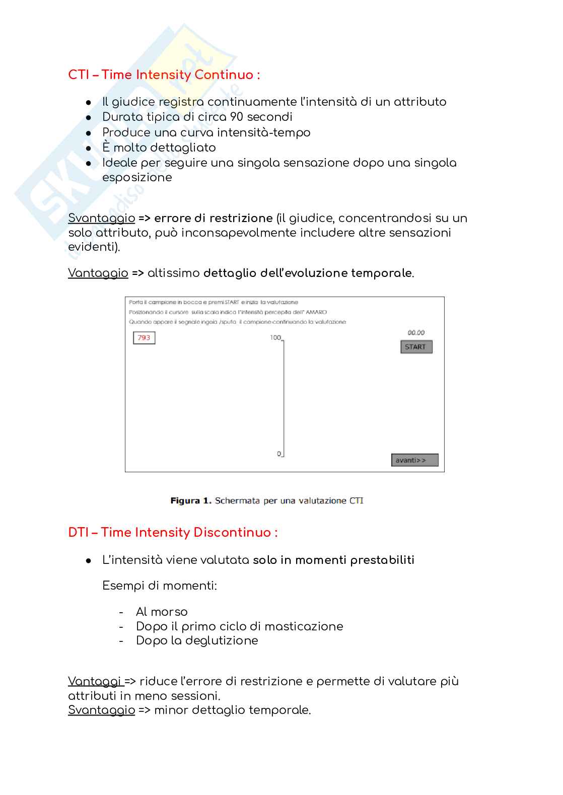 Analisi sensoriale Pag. 71