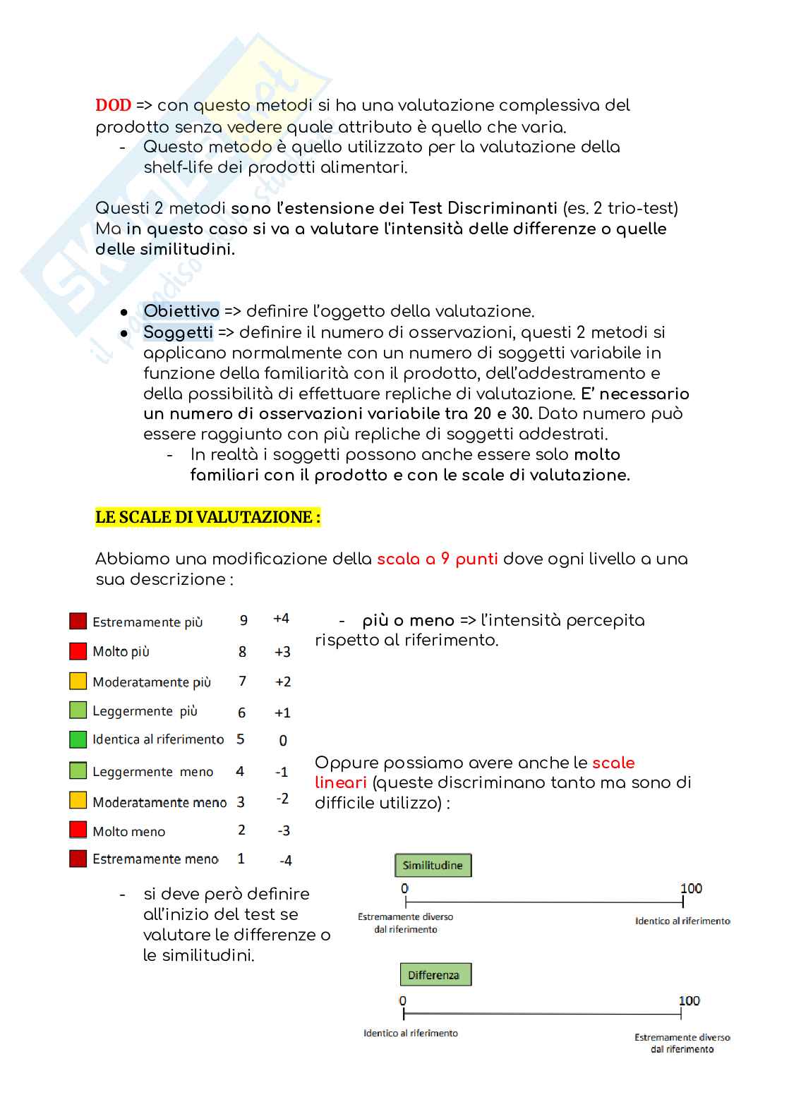 Analisi sensoriale Pag. 81