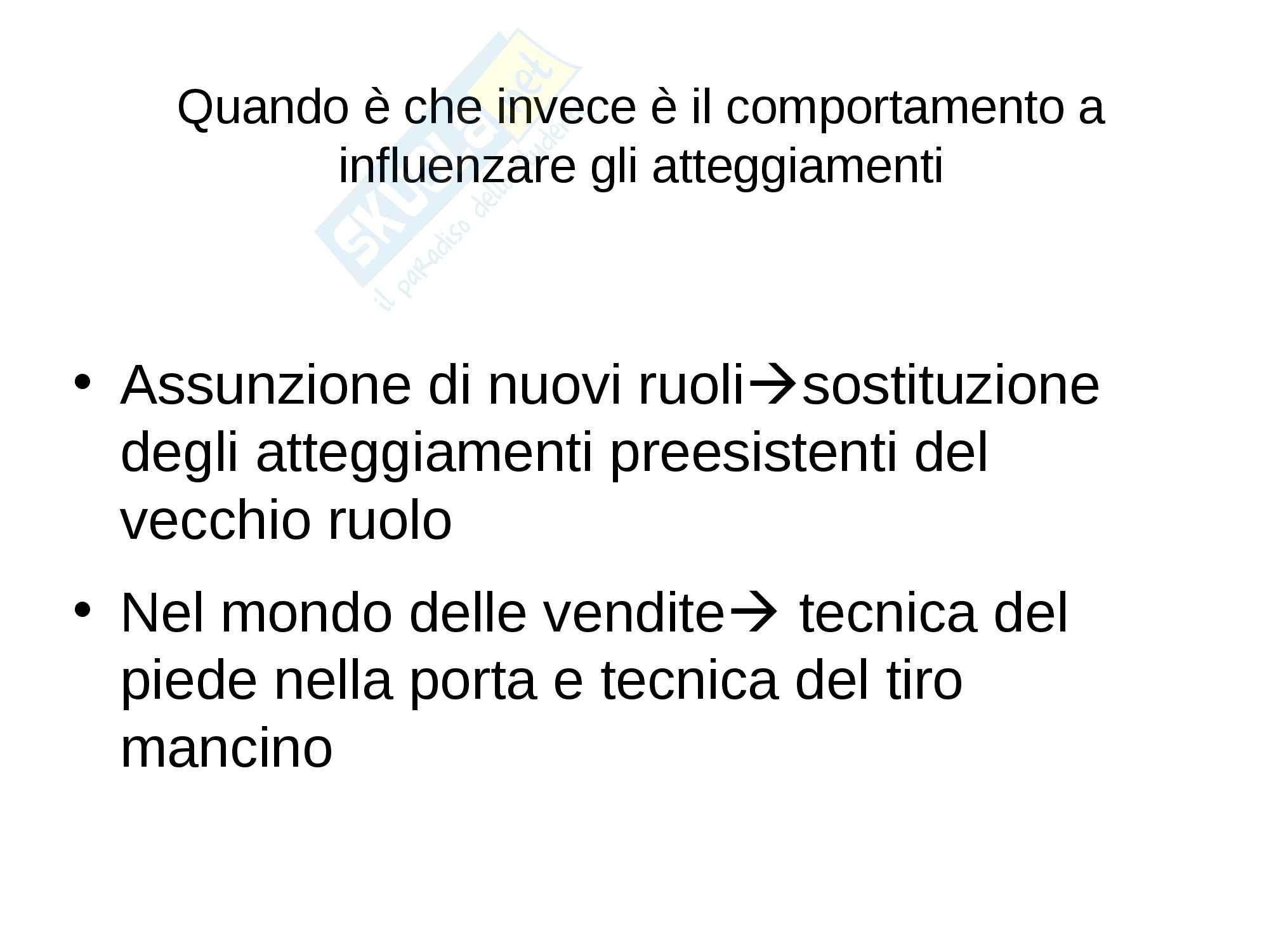 Riassunto esame Psicologia, prof. Caso, libro consigliato Psicologia sociale, Myers Pag. 51