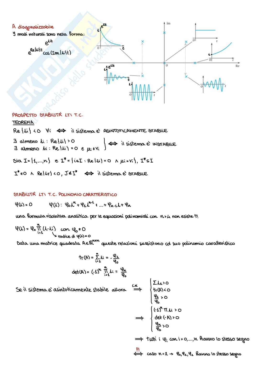 Appunti di Teoria dei sistemi/FSD Pag. 6
