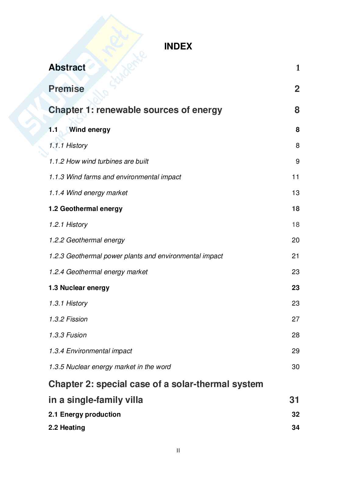 Renewable energy and sustainable buildings  Pag. 2