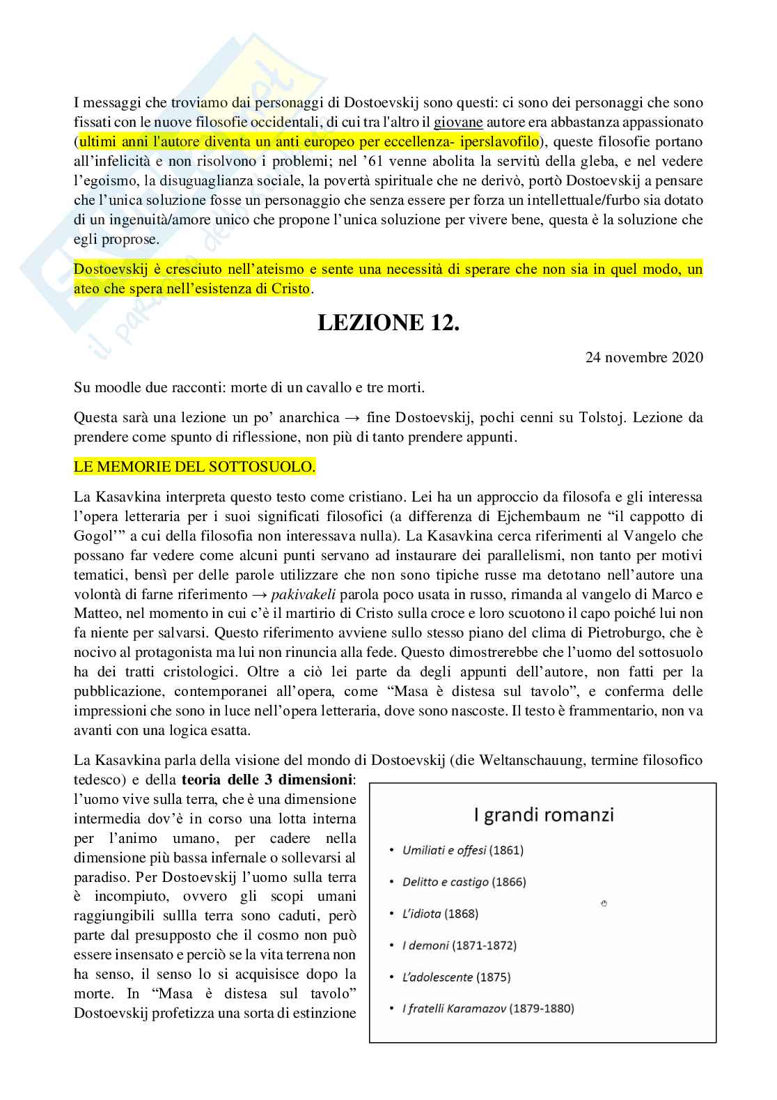 Letteratura russa I Pag. 46