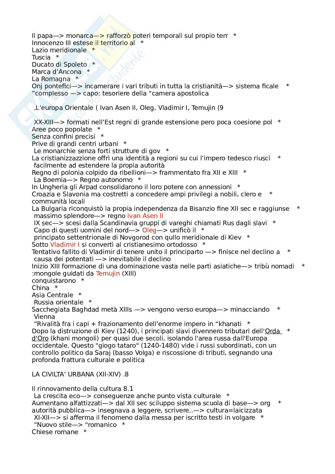 Storia medievale Pag. 26