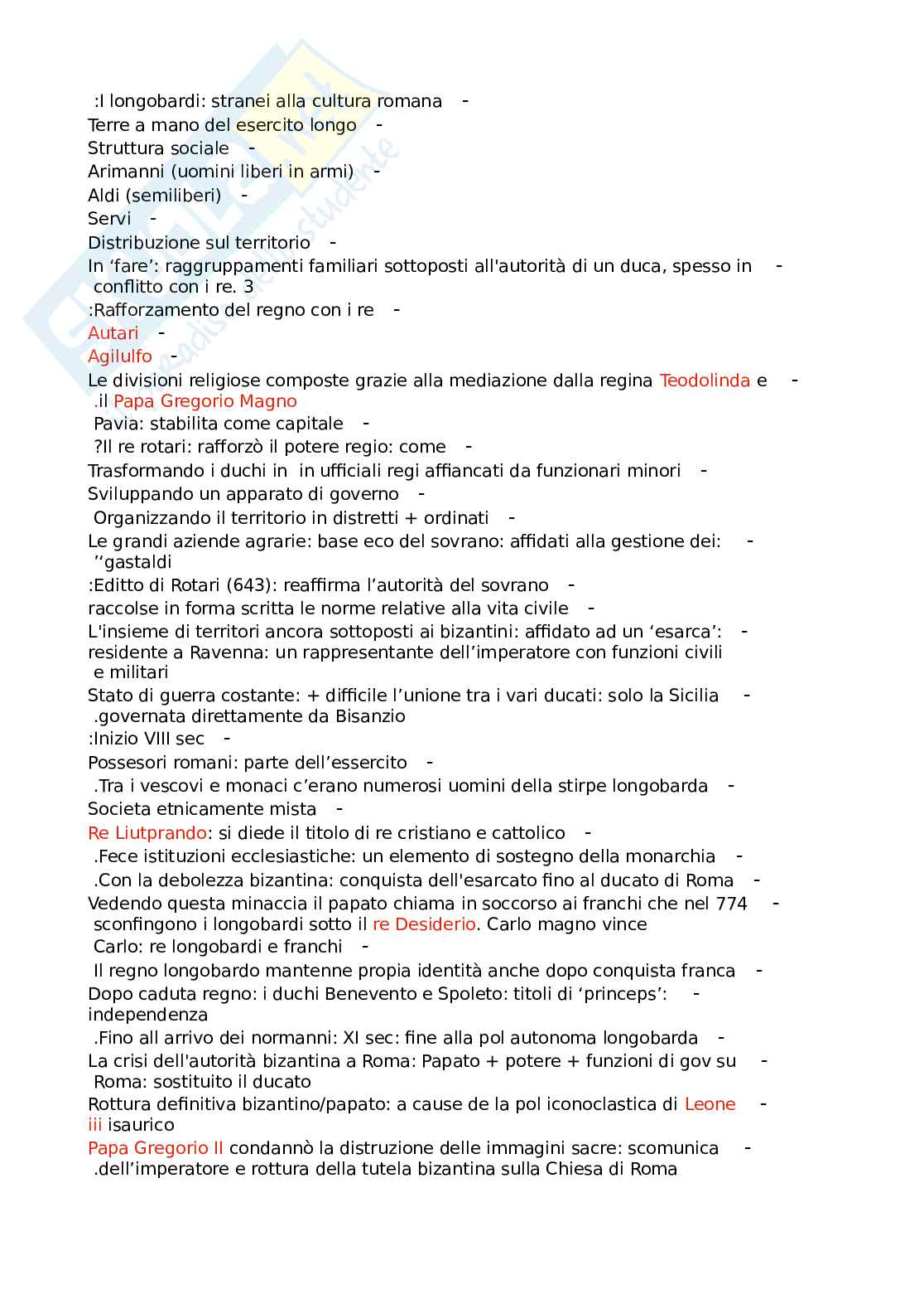 Storia medievale Pag. 6