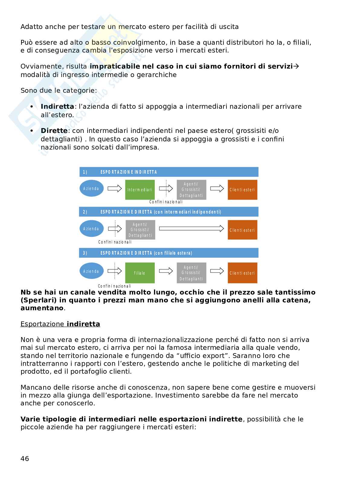 Marketing internazionale  Pag. 46