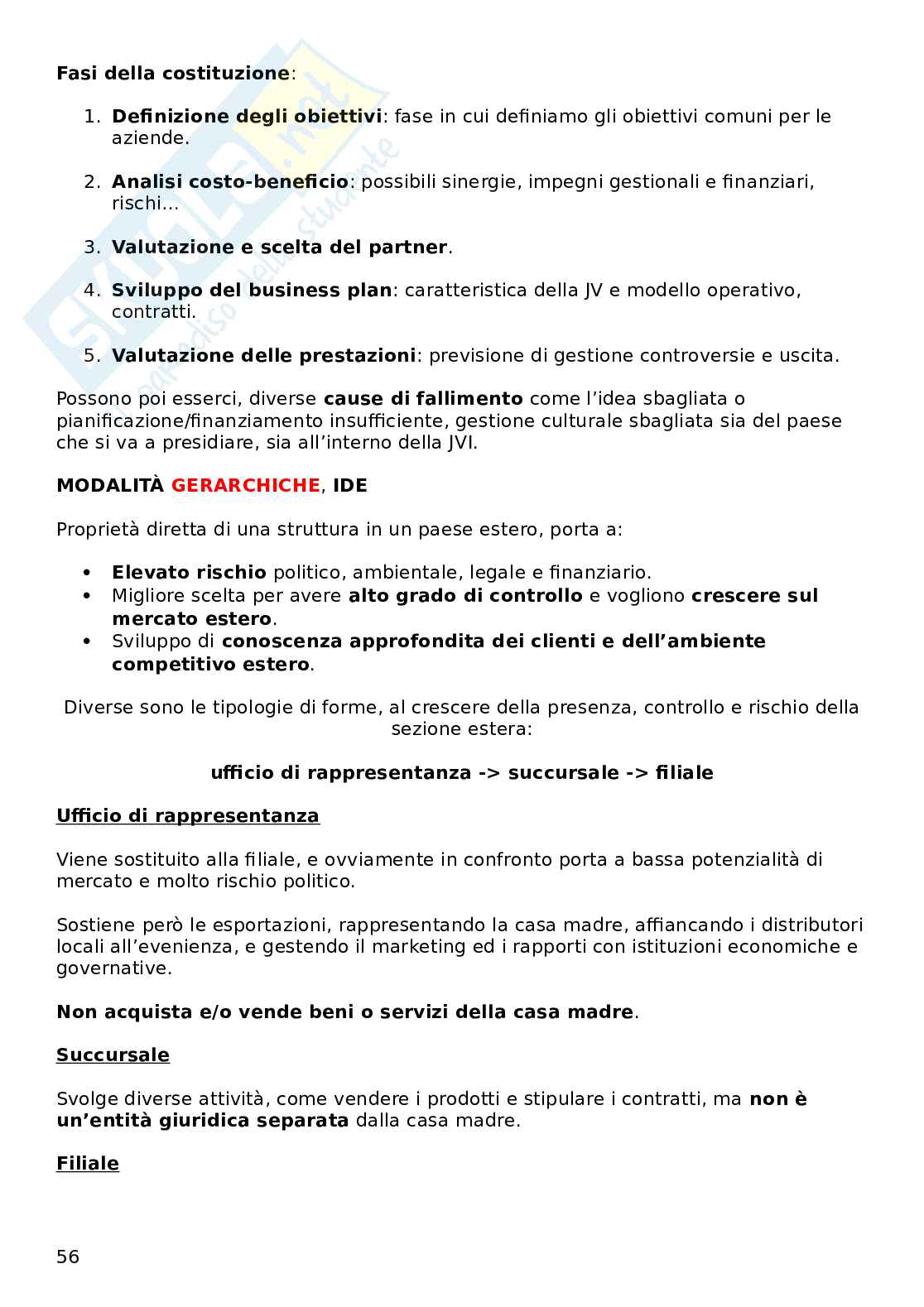 Marketing internazionale  Pag. 56