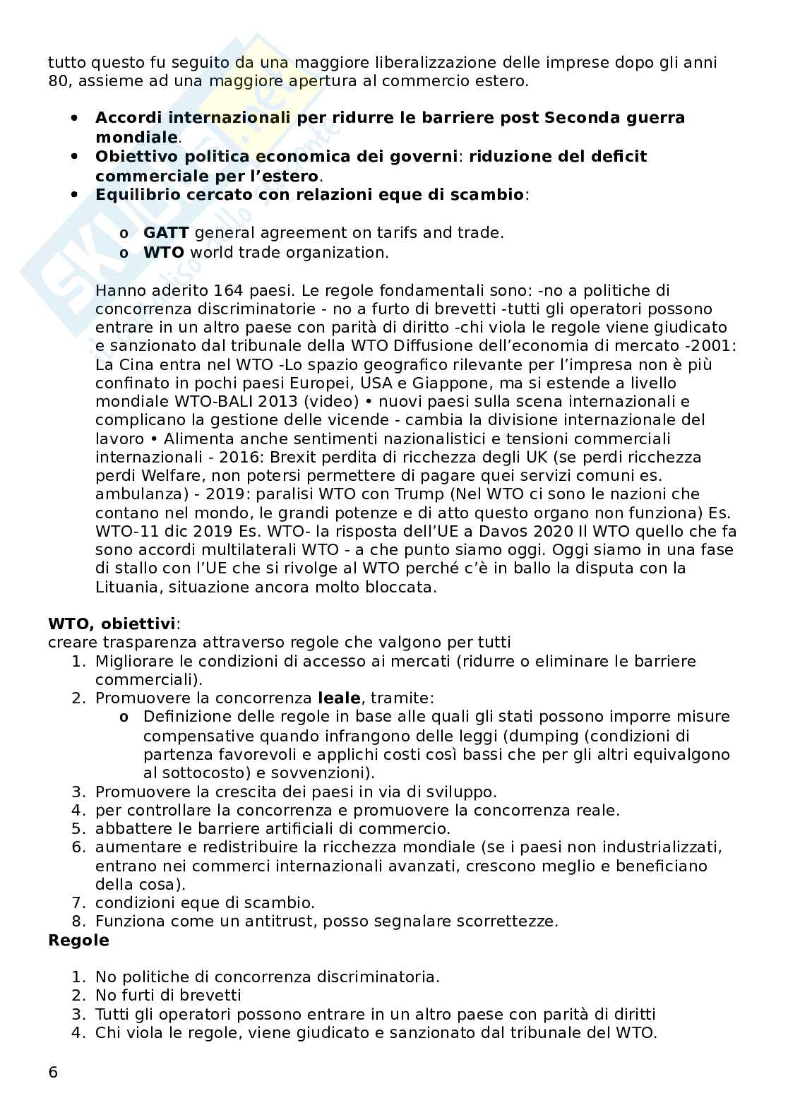 Marketing internazionale  Pag. 6