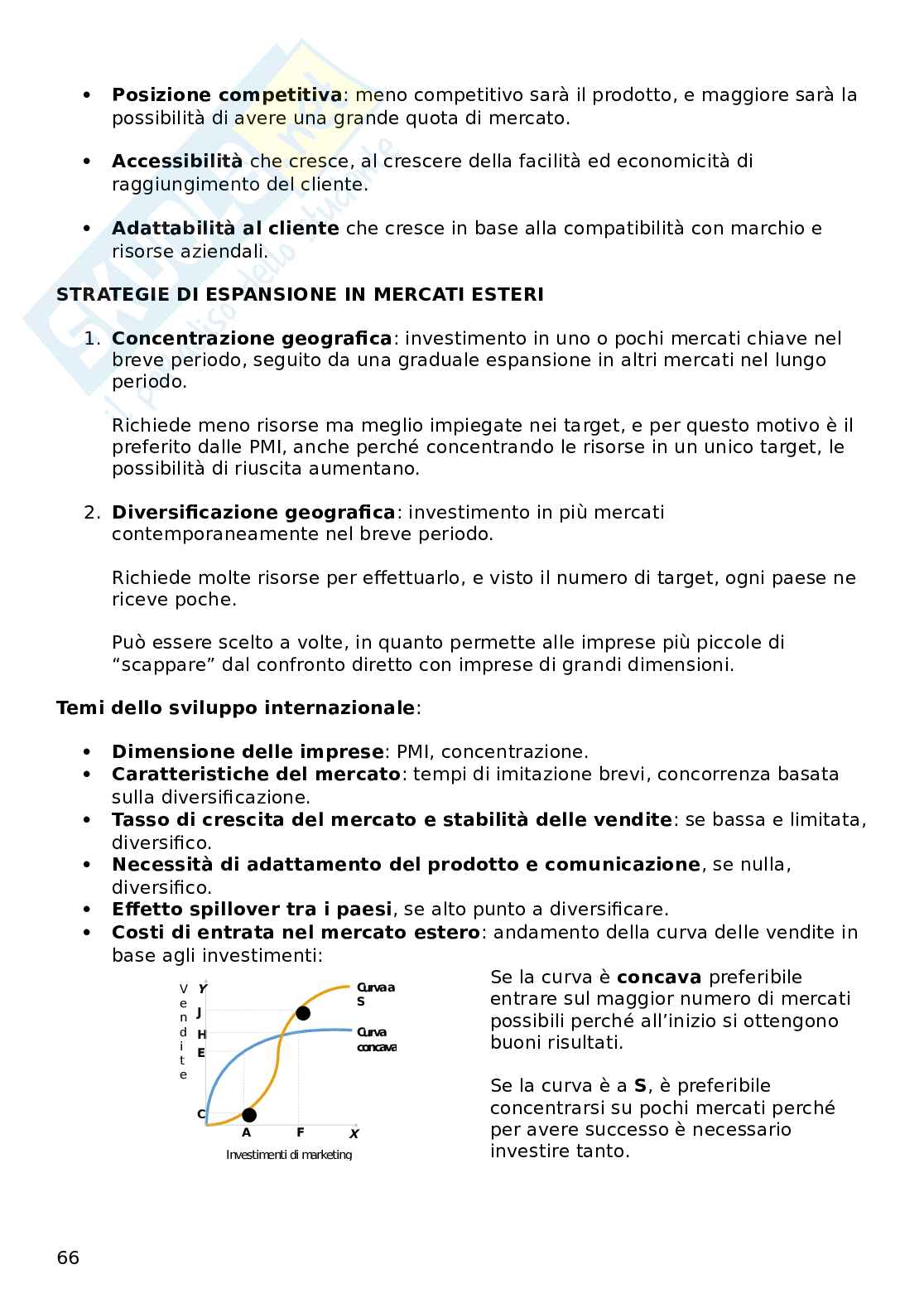 Marketing internazionale  Pag. 66