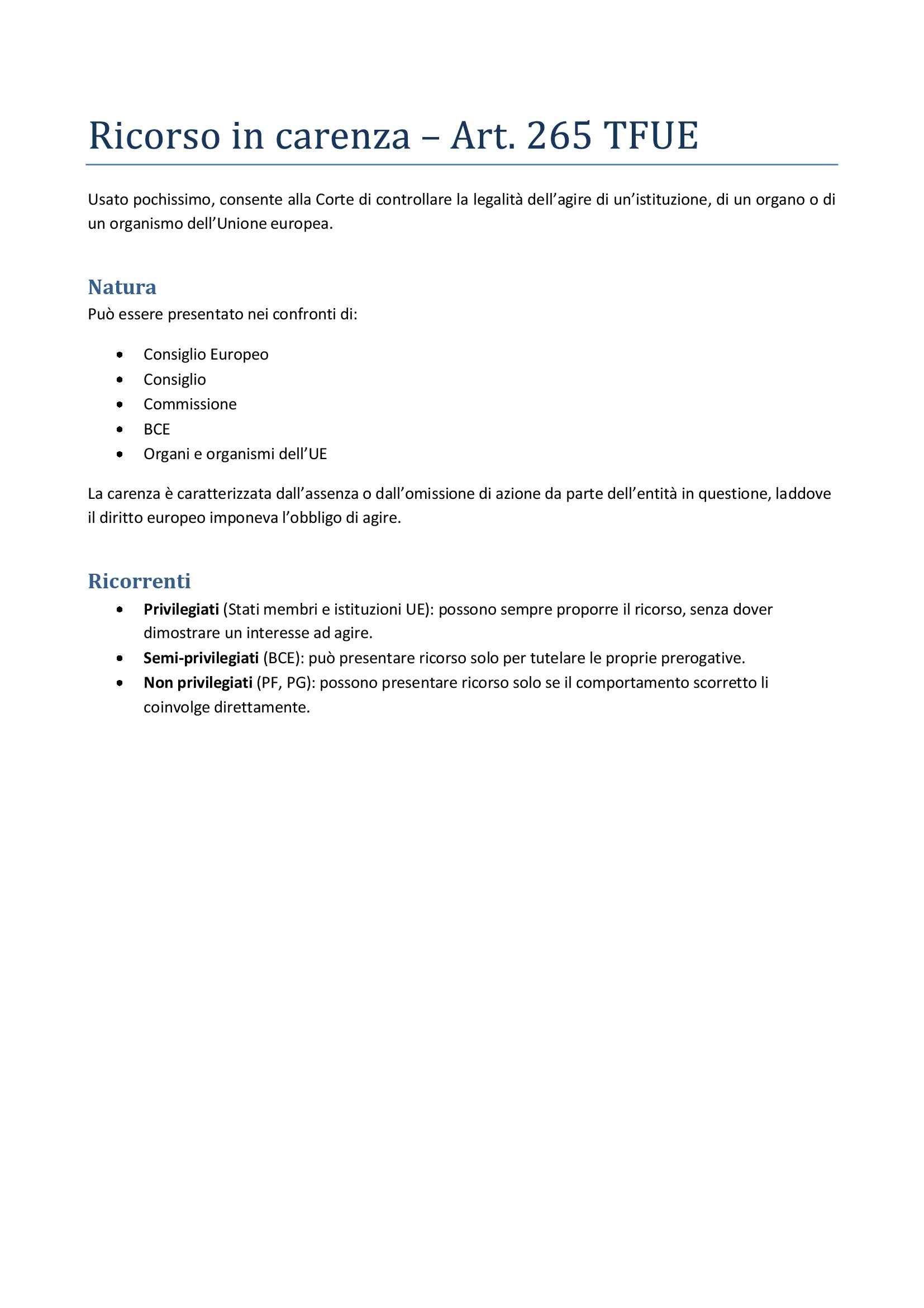 Diritto Europeo - Appunti Pag. 46