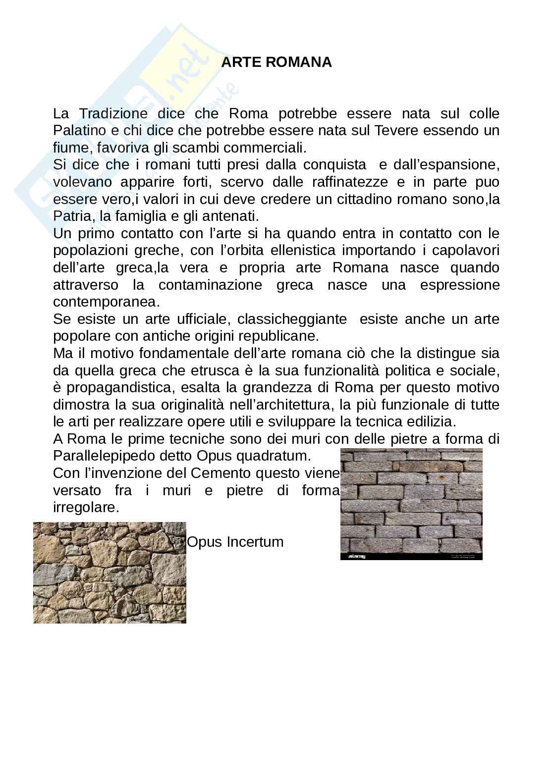 Civiltà e architettura romana Pag. 1