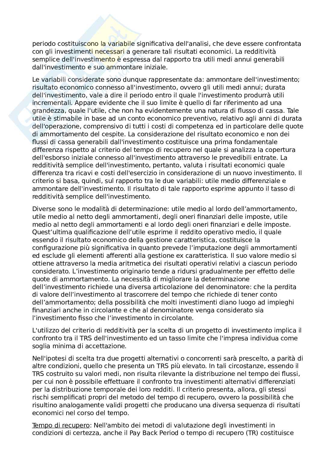 Finanza aziendale Pag. 36