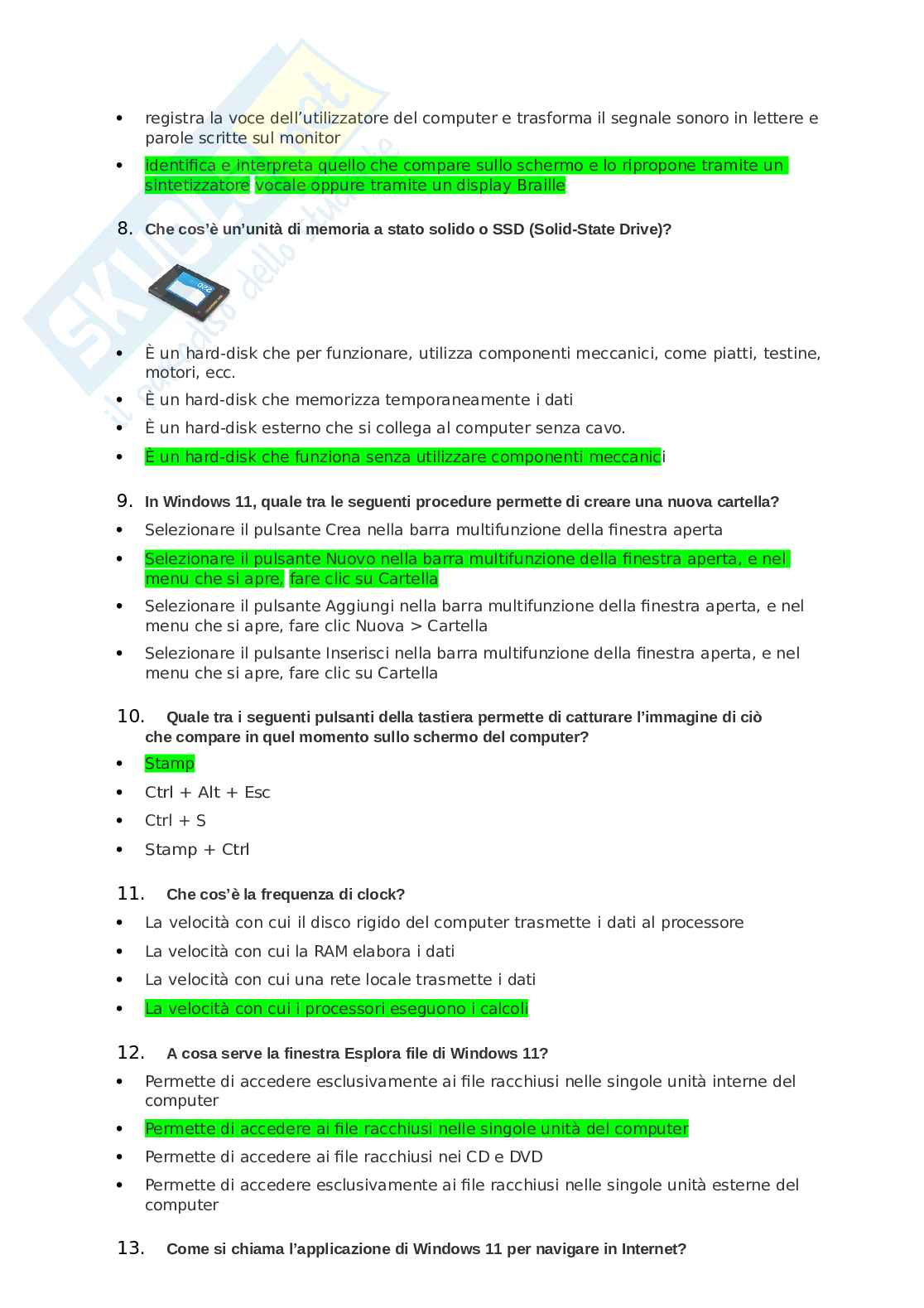 Eipass 7 Moduli 1: Guida agli Strumenti di Windows 11 Pag. 2