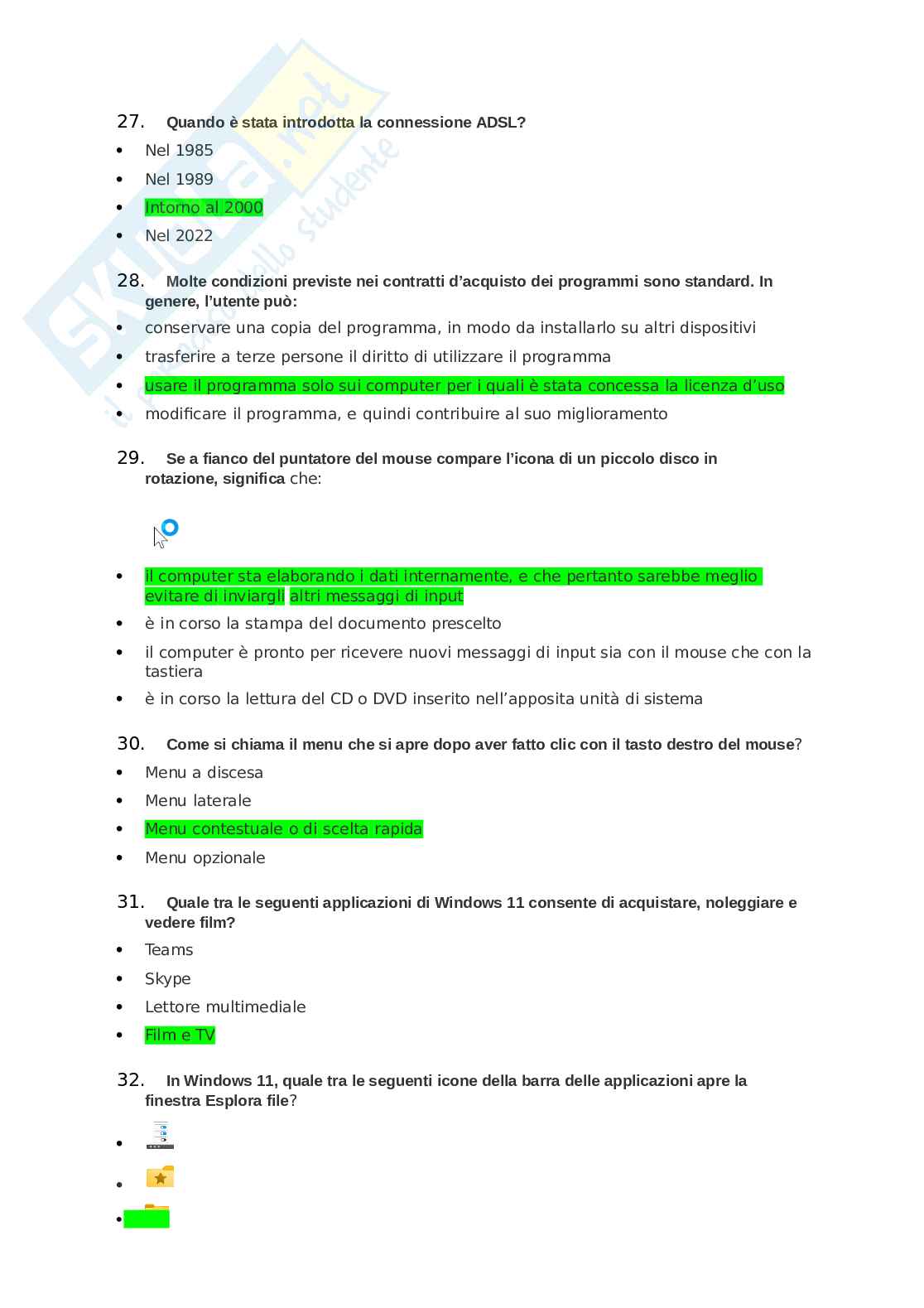 Eipass 7 Moduli 1: Guida agli Strumenti di Windows 11 Pag. 6