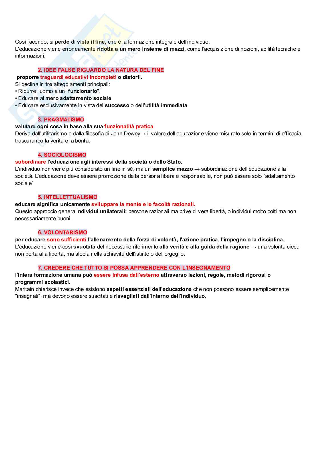 Appunti Storia della pedagogia Pag. 26