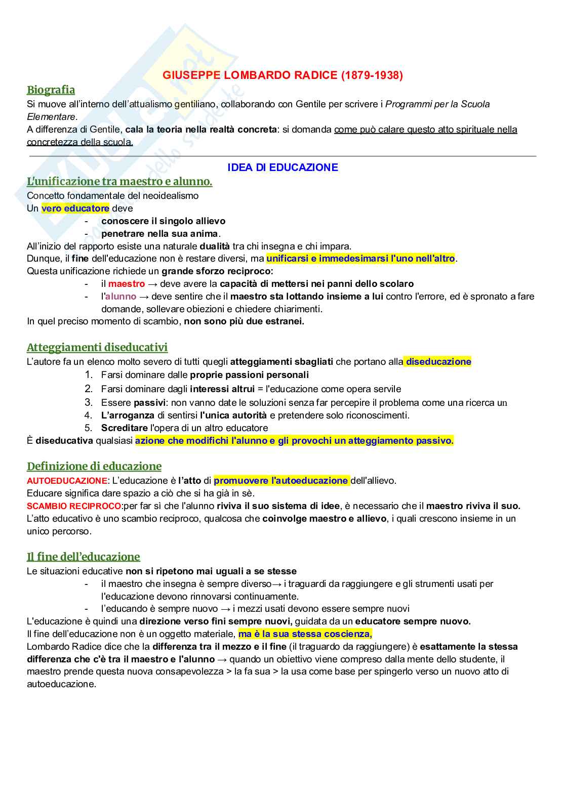 Appunti Storia della pedagogia Pag. 36