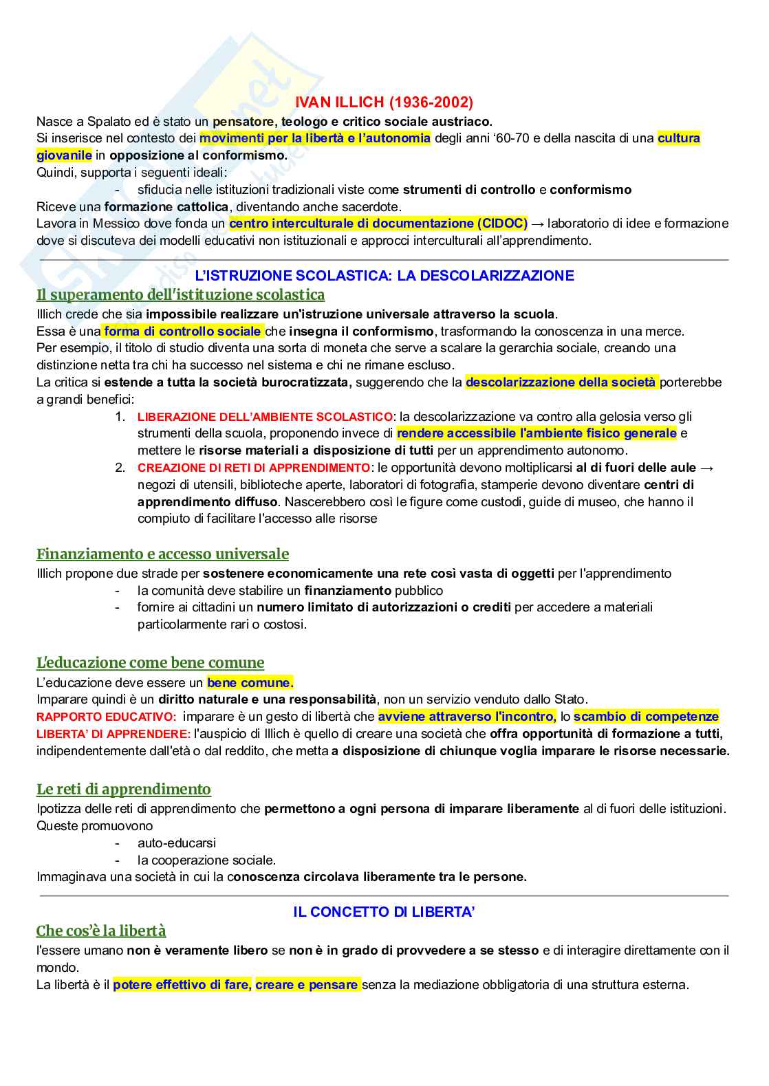 Appunti Storia della pedagogia Pag. 41