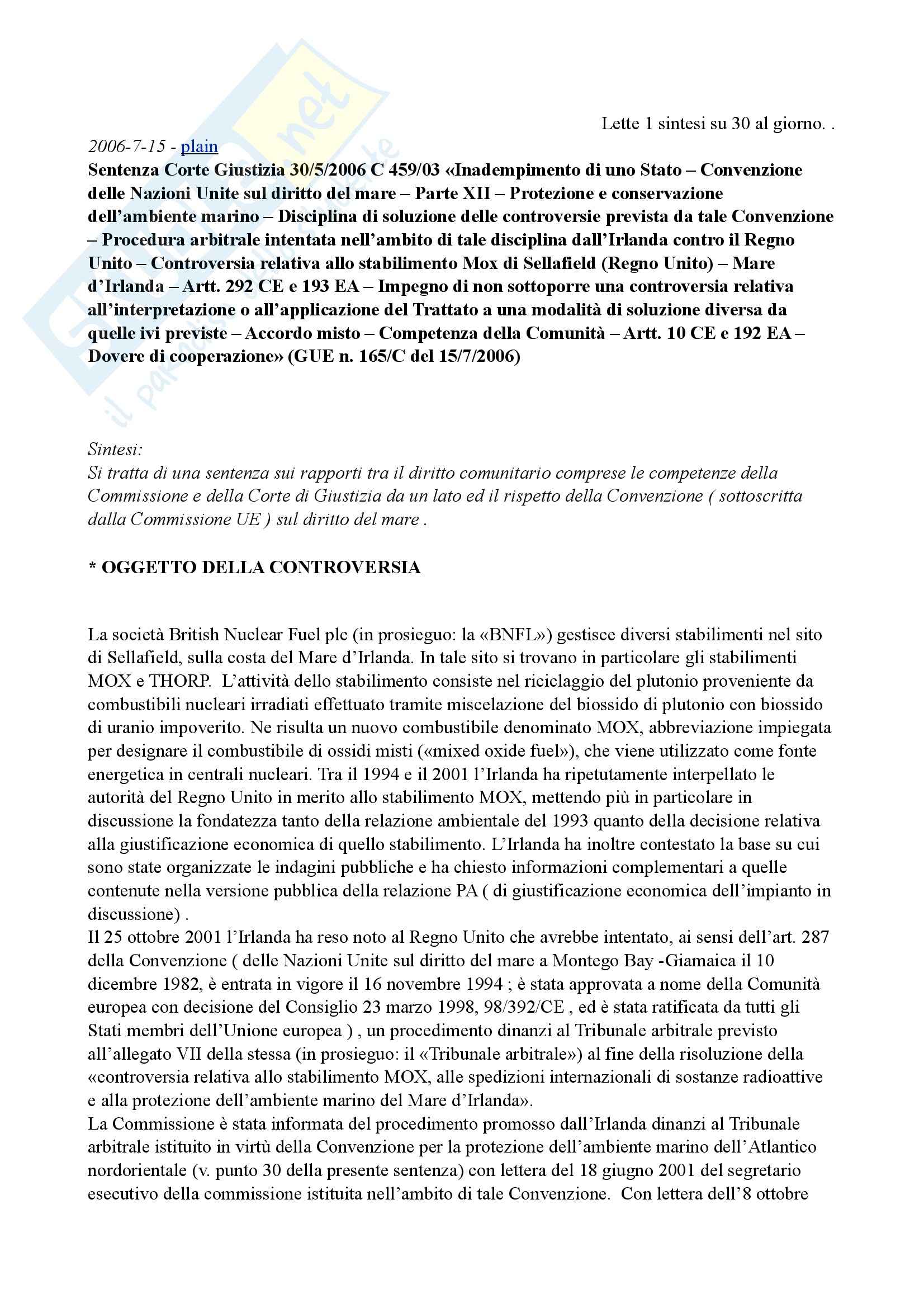 Diritto dell'Unione Europea - il cammino dell'Unione Europea Pag. 56