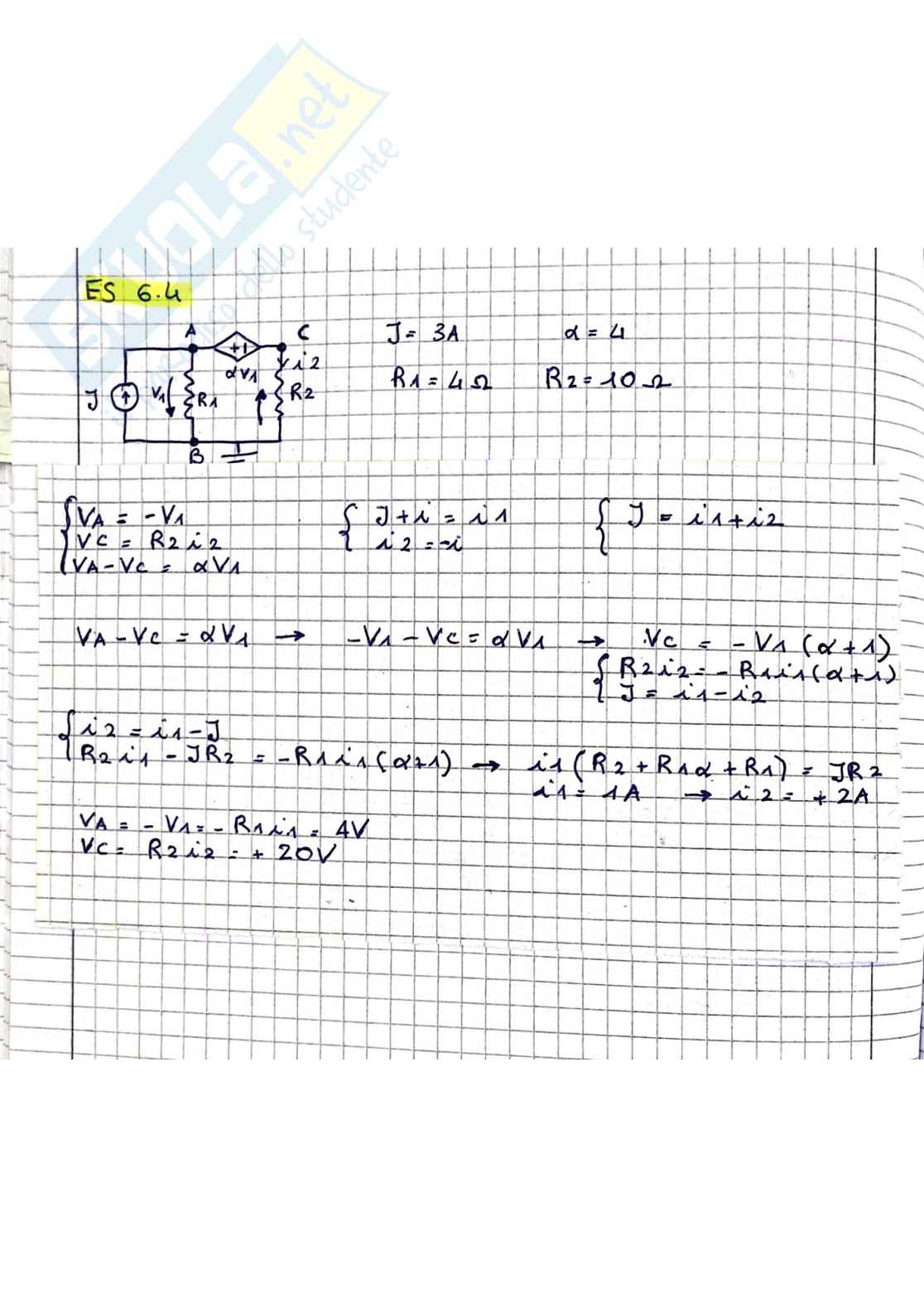 Esercizi Elettrotecnica Pag. 21