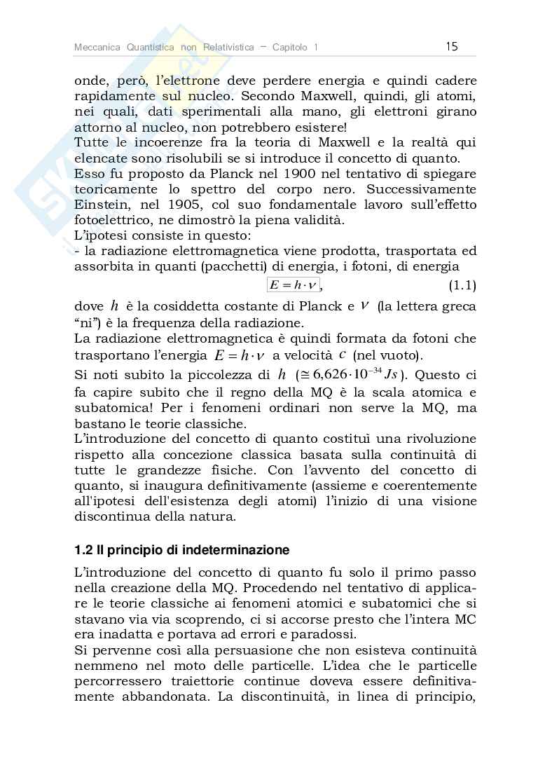 Meccanica Quantistica non Relativistica (eBook) Pag. 16