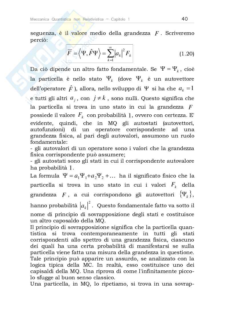 Meccanica Quantistica non Relativistica (eBook) Pag. 41