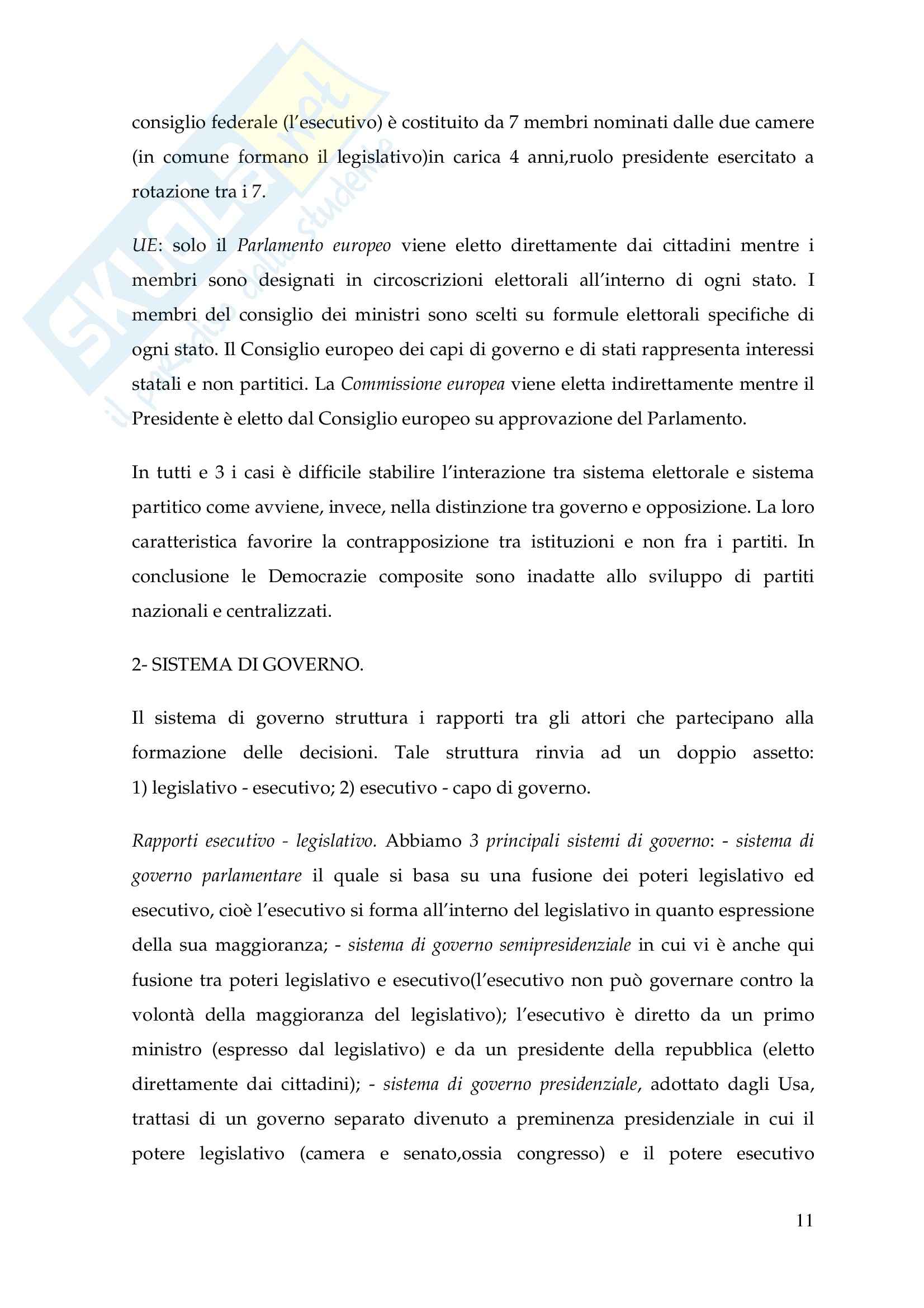Fabbrini, politica comparata Pag. 11