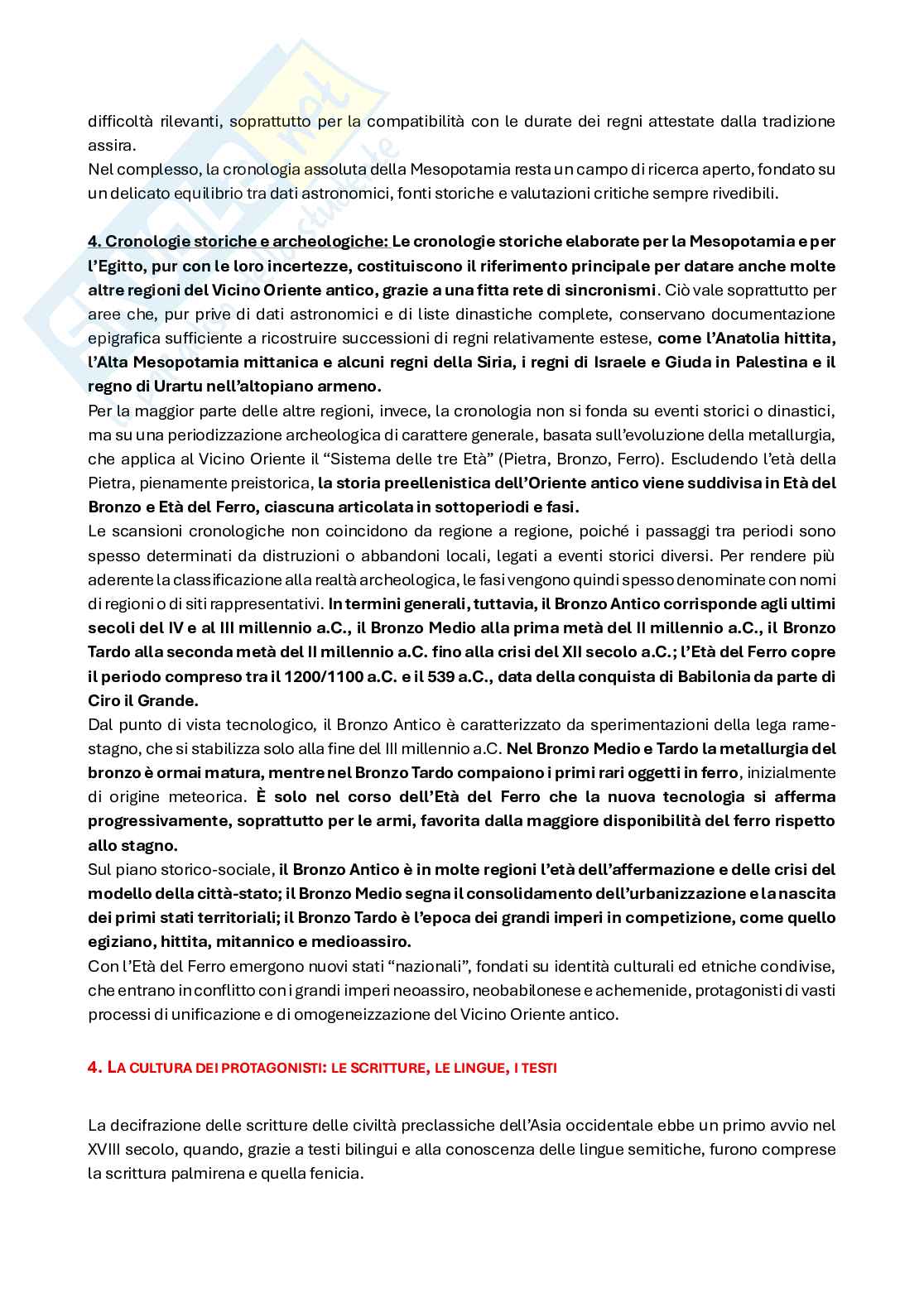 Riassunto esame Archeologia e storia dell'arte del vicino oriente antico, Prof. Marchetti Nicolò, libro consigliato Prima lezione di archeologia orientale, Matthiae Pag. 11