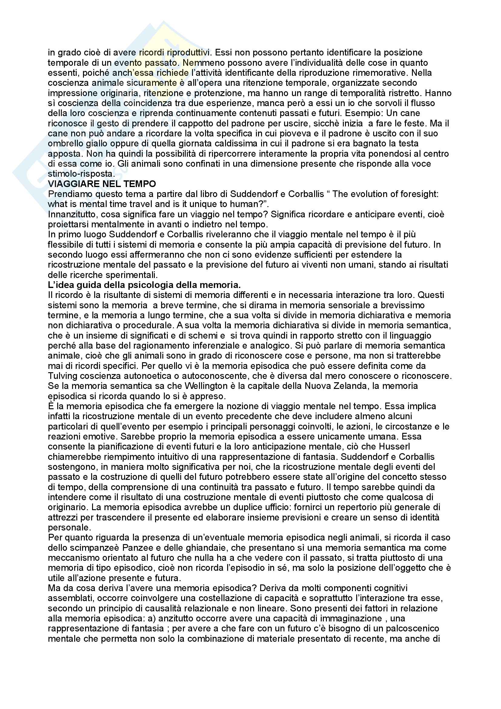 Riassunto esame Gnoseologia, prof. Di Martino, libro consigliato Viventi Umani e Non Umani, Di Martino Pag. 16