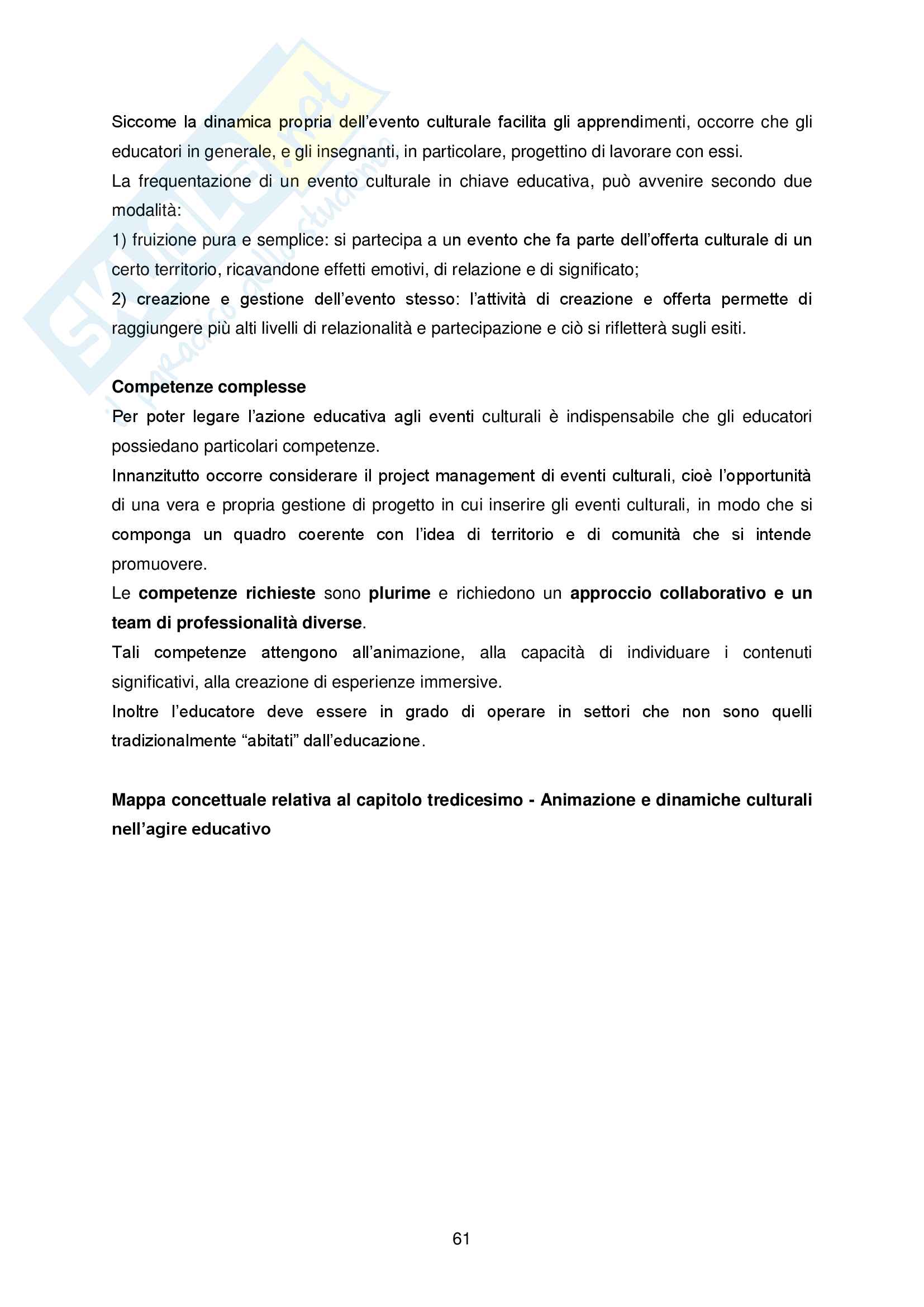 Sunto Didattica e Pedagogia dell'inclusione, prof Cristina Palmieri, Libro consigliato "L'agire educativo. Manuale per educatori e operatori socio-assistenziali" di Loredana Perla e Maria Grazia Riva (eds.) Pag. 61