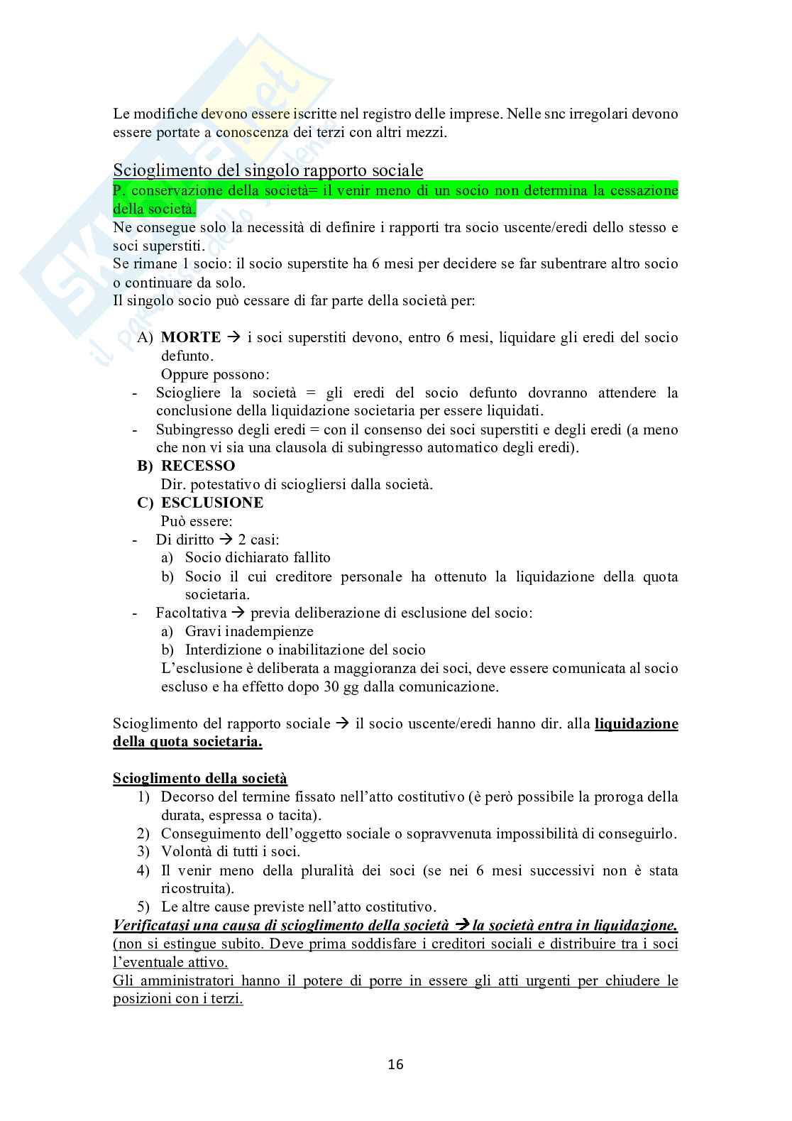 Riassunto esame Diritto commerciale d'impresa, Prof. Anastasia Stefano, libro consigliato Campobasso, Campobasso  Pag. 16