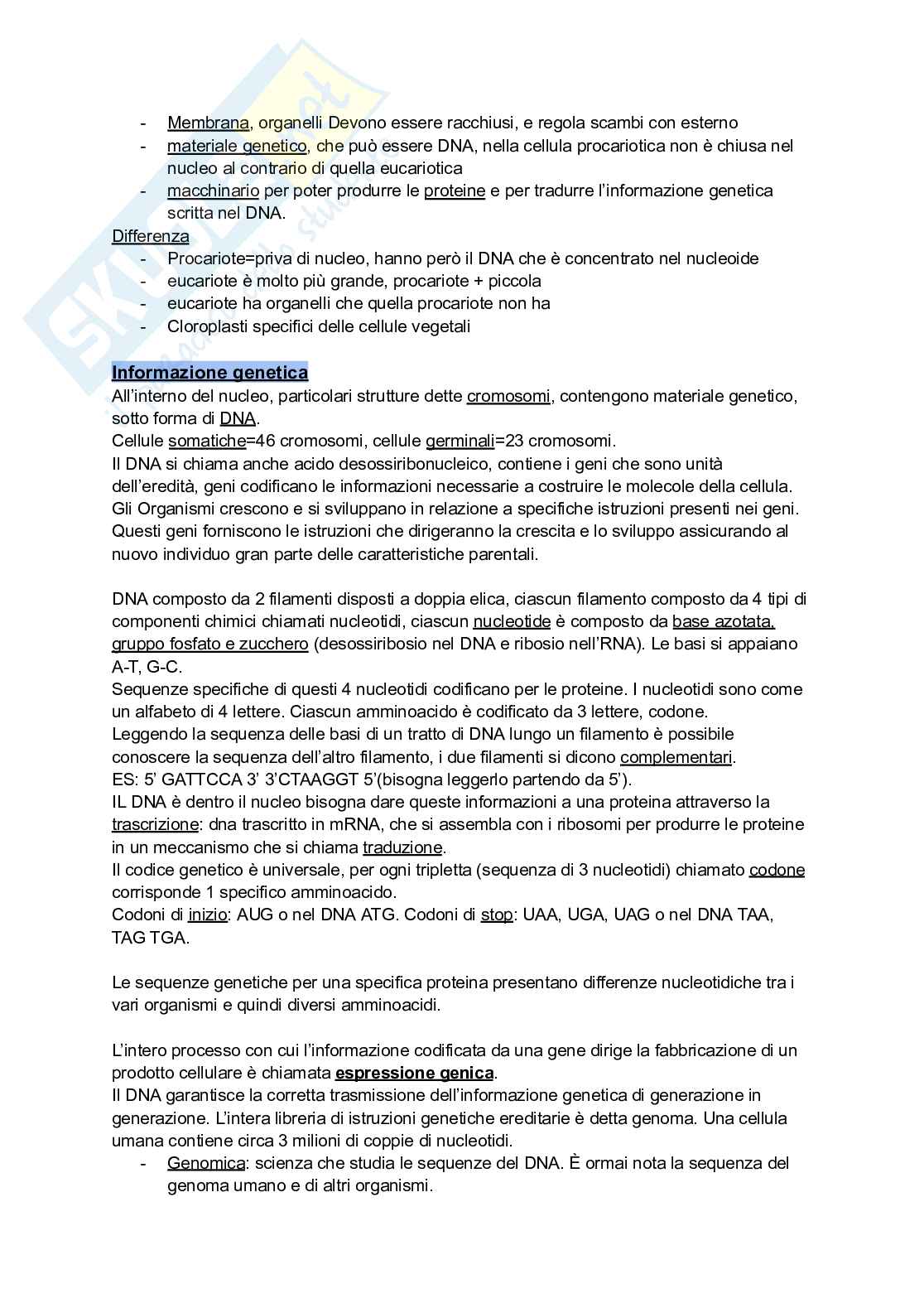 Biologia e genetica Pag. 2