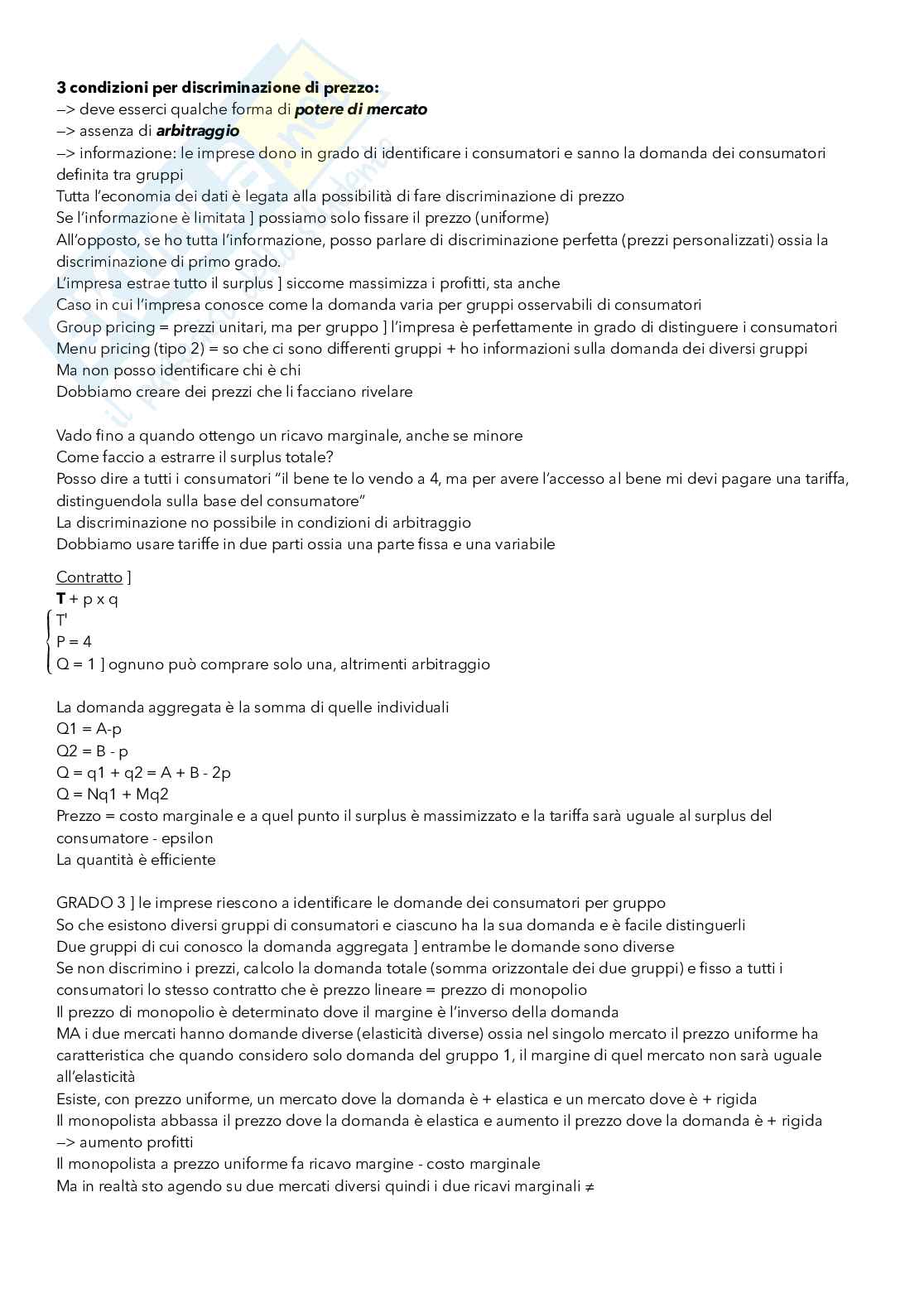 Appunti Economia industriale Pag. 6