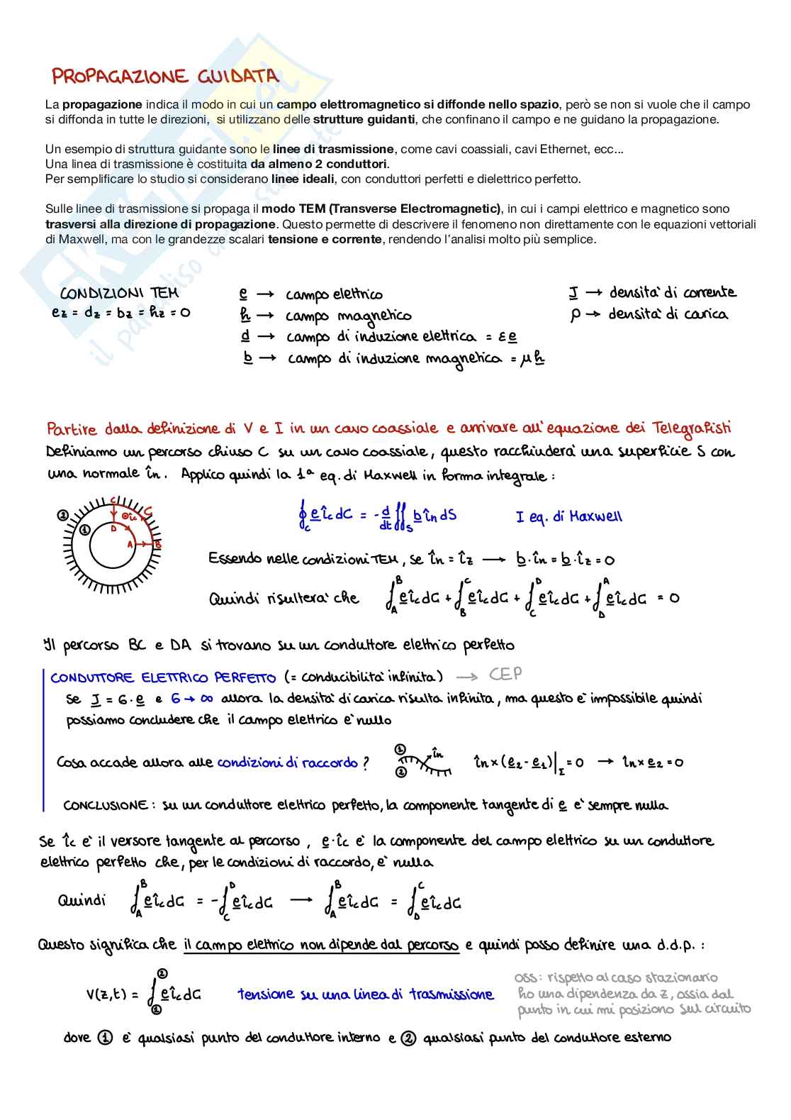 Risposte domande Campi elettromagnetici  Pag. 1