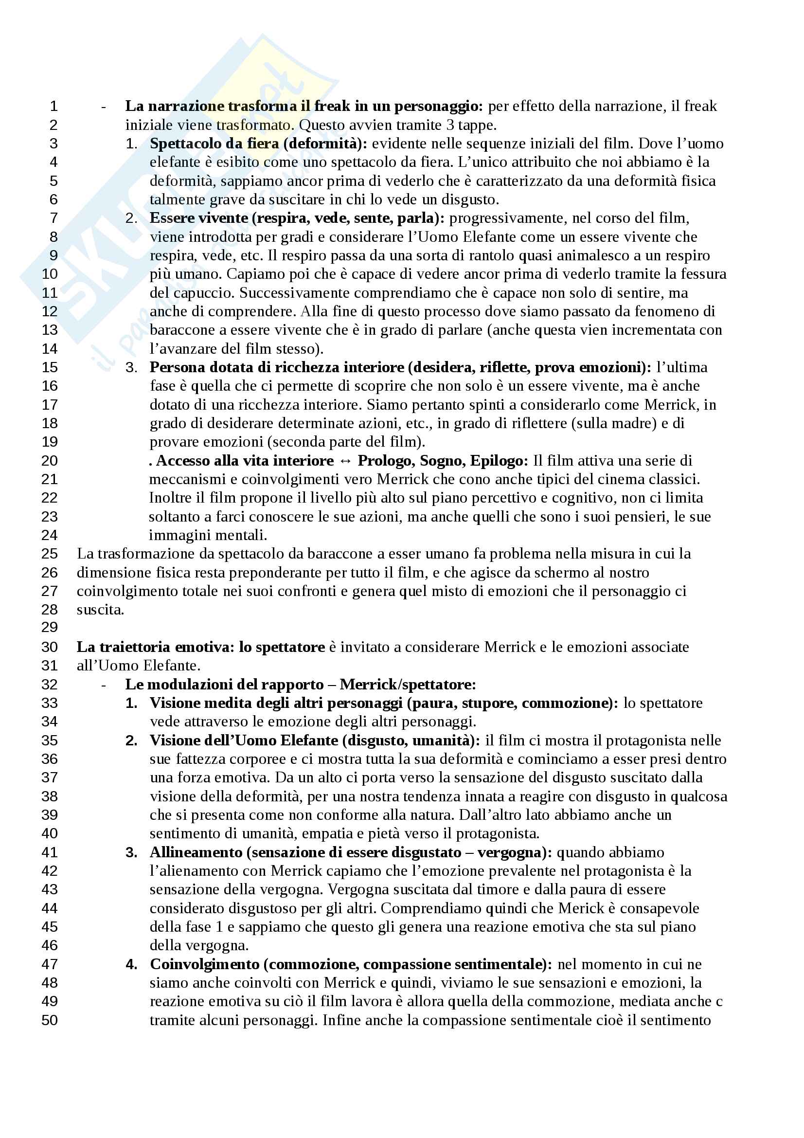 Appunti dell'esame di Forme del cinema moderno e contemporaneo Pag. 31