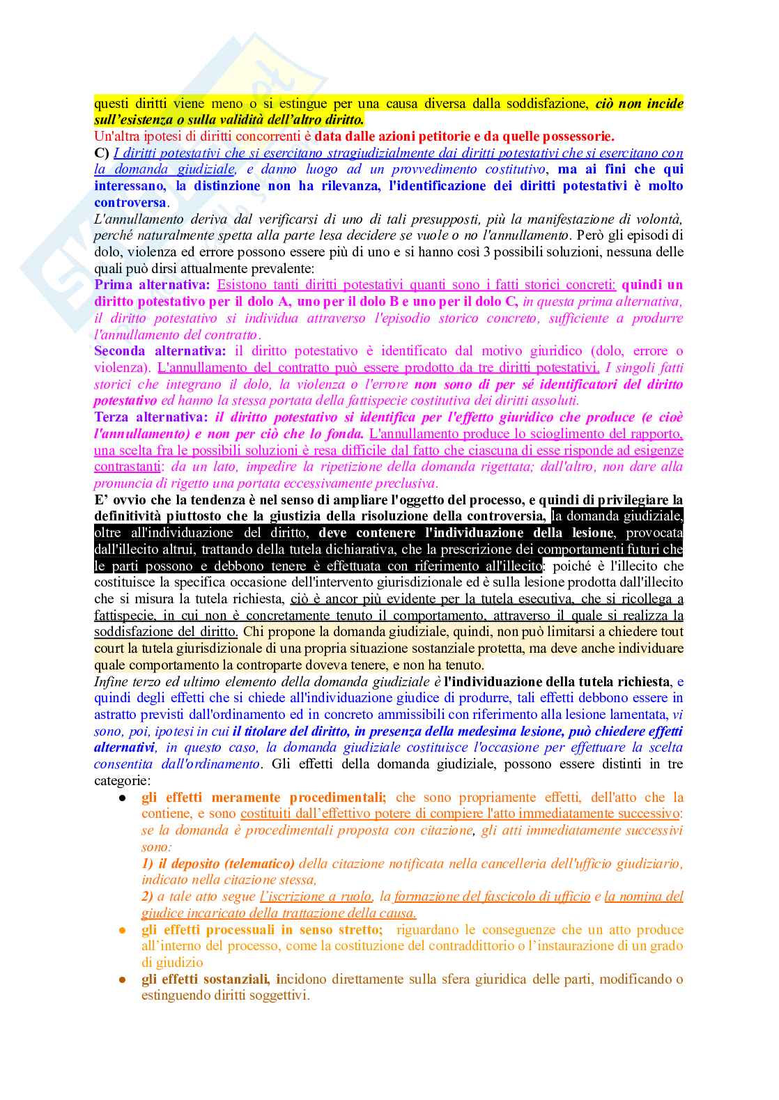 Diritto processuale civile  Pag. 16