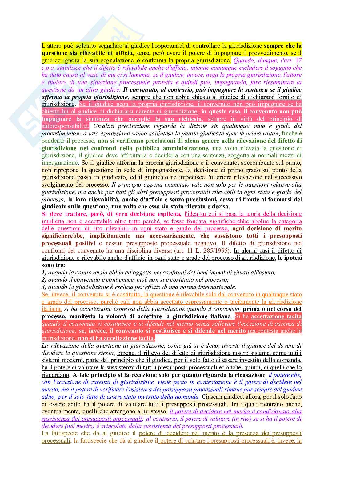 Diritto processuale civile  Pag. 21