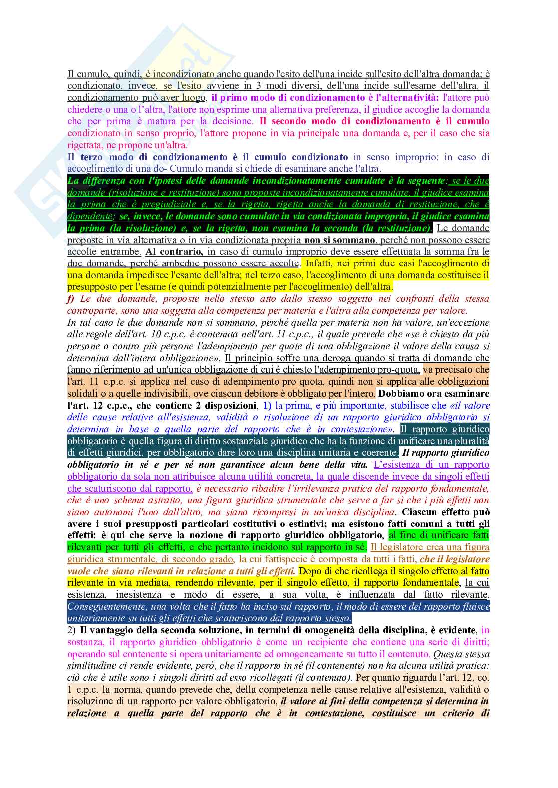Diritto processuale civile  Pag. 26