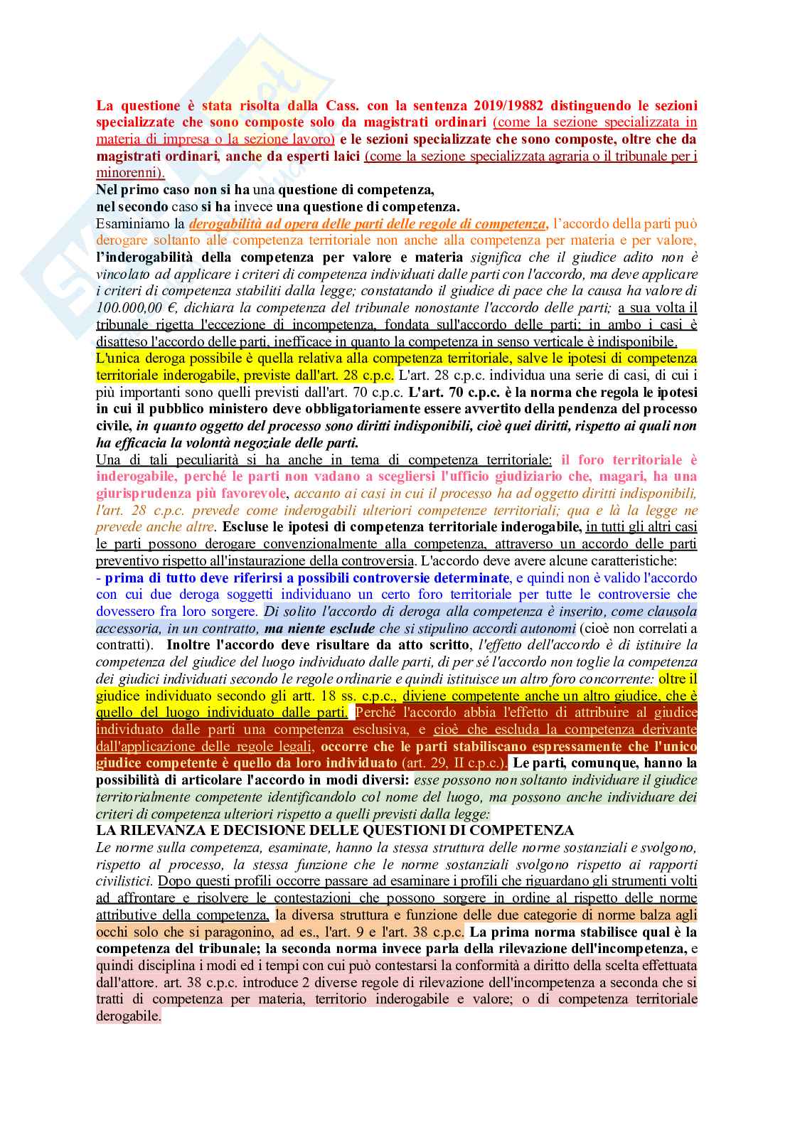 Diritto processuale civile  Pag. 31