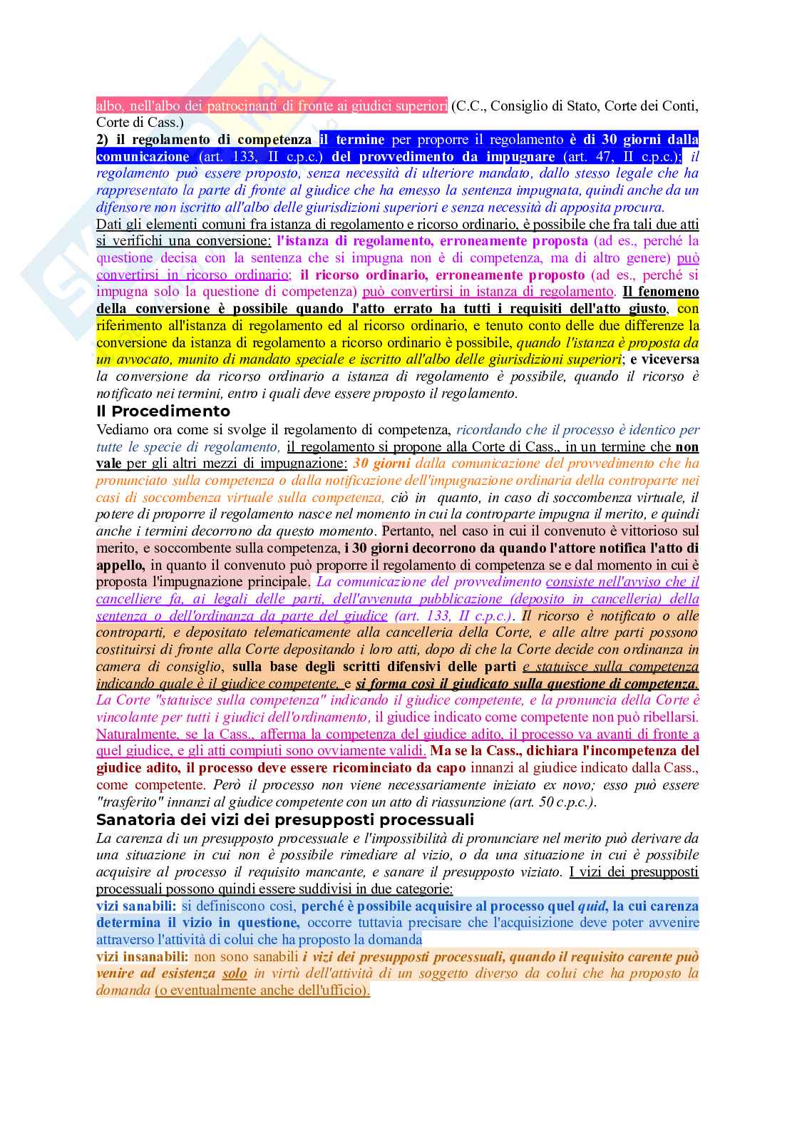 Diritto processuale civile  Pag. 36