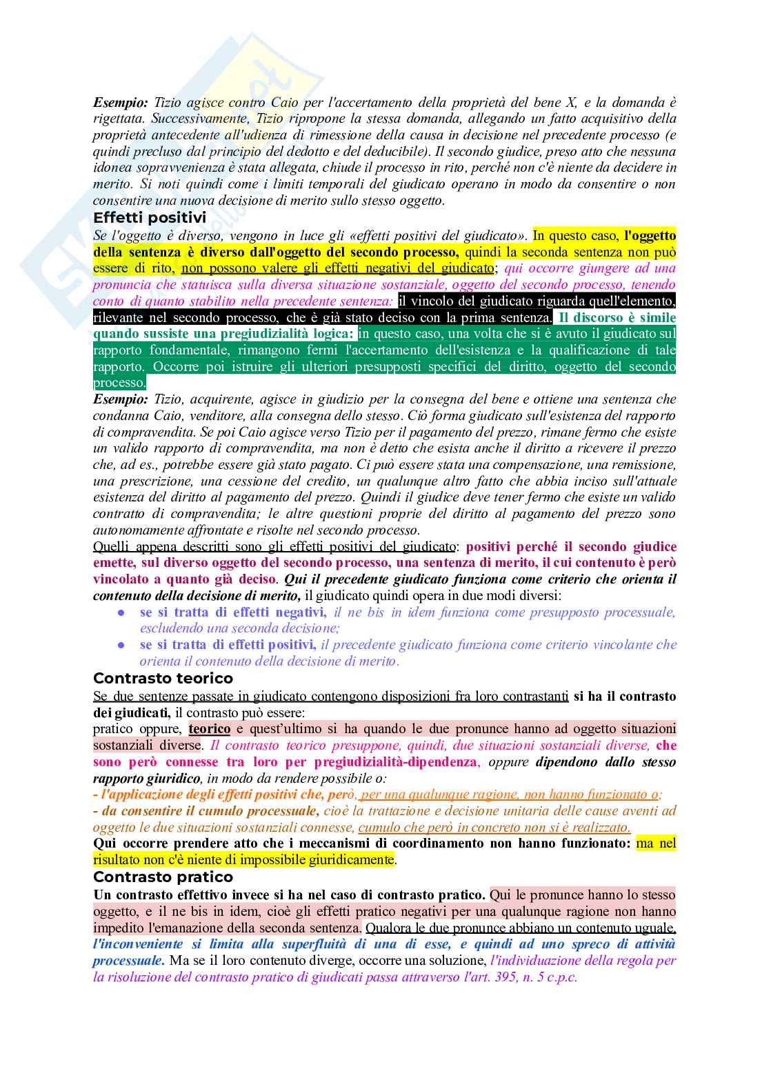 Diritto processuale civile  Pag. 61