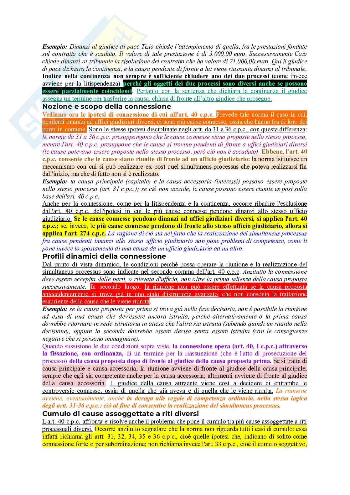 Diritto processuale civile  Pag. 66