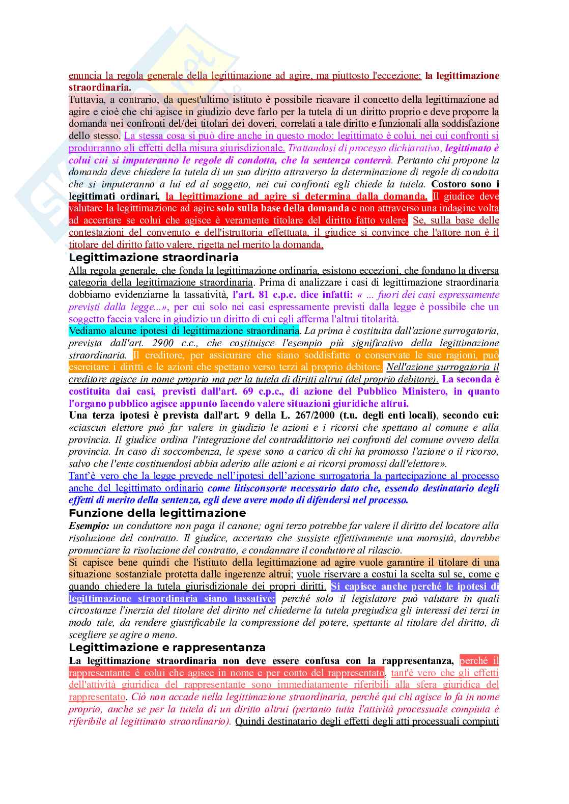 Diritto processuale civile  Pag. 71