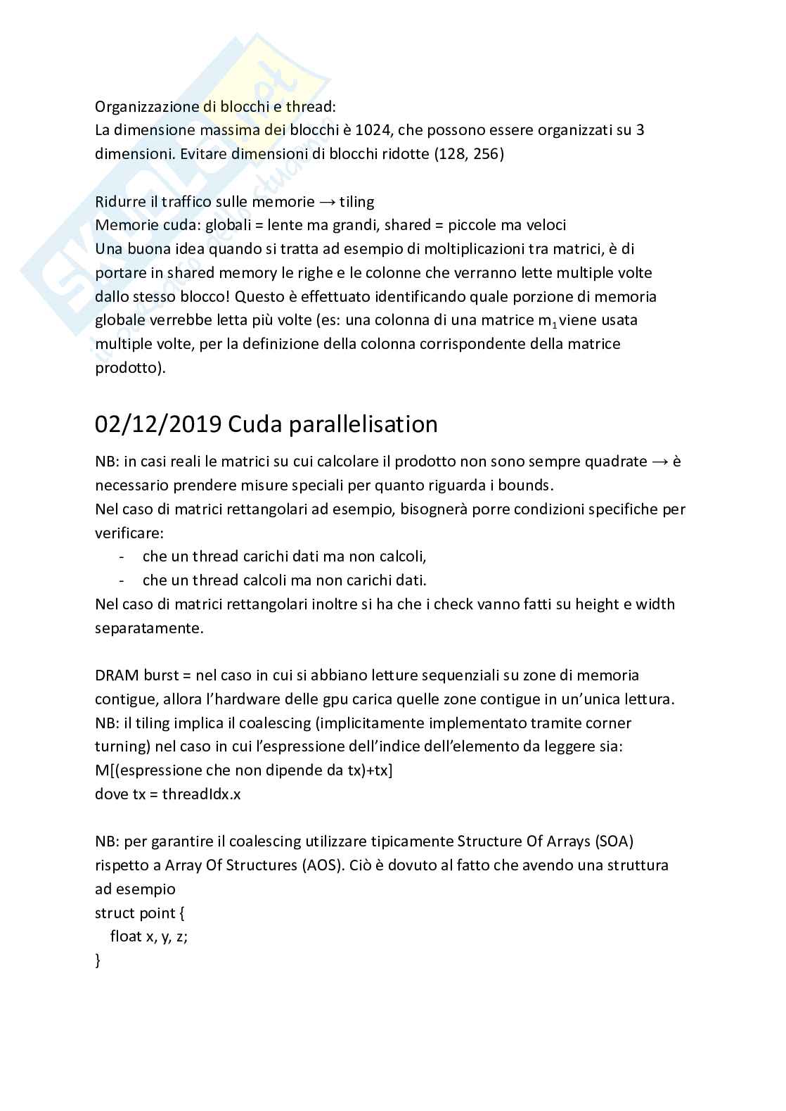 Riassunto esame Parallel computing, Prof. Marco Bertini, libro consigliato Parallel Programming for Multicore and Cluster Systems, Thomas Dauber and Gudula Rünger, Springer Pag. 26