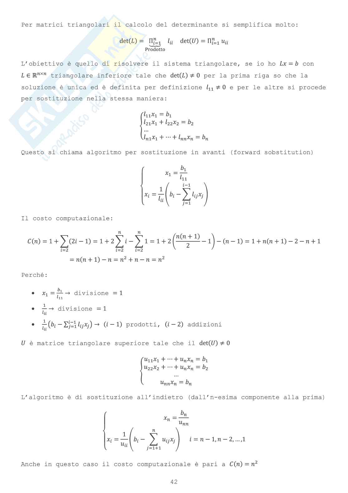 Metodi numerici per l'ingegneria - Modulo 1 Pag. 41