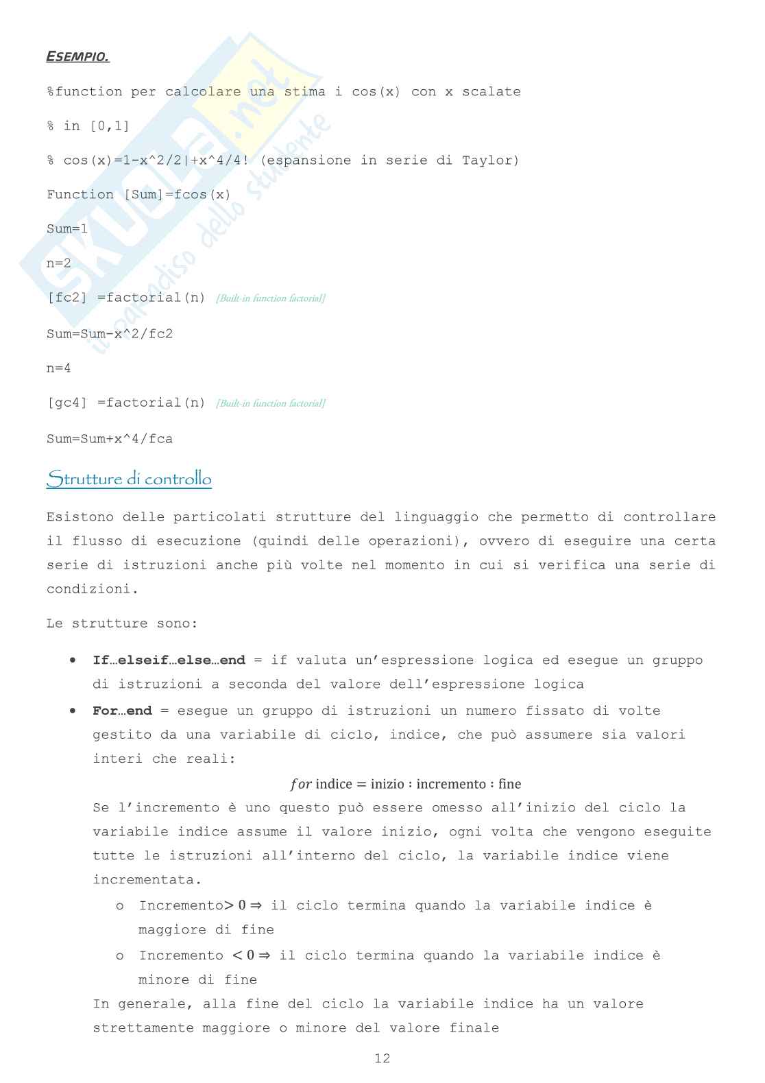 Metodi numerici per l'ingegneria - Modulo 1 Pag. 71