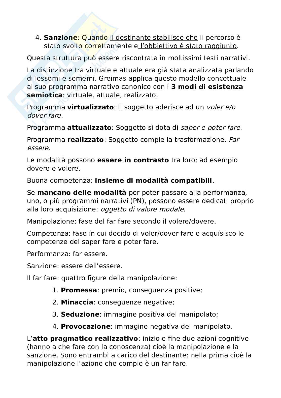 Riassunto esame Scienze semiotiche del testo e dei linguaggi, Prof. Romei Leonardo, libro consigliato Le basi della semiotica , Traini  Pag. 21