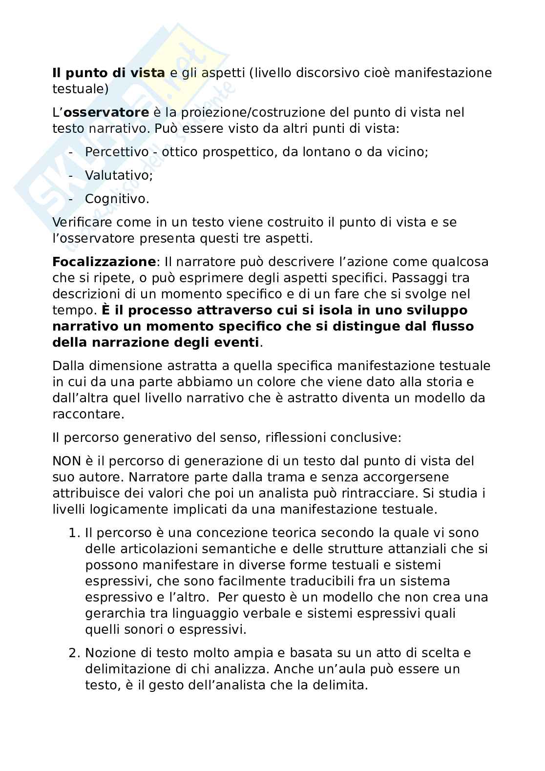 Riassunto esame Scienze semiotiche del testo e dei linguaggi, Prof. Romei Leonardo, libro consigliato Le basi della semiotica , Traini  Pag. 26