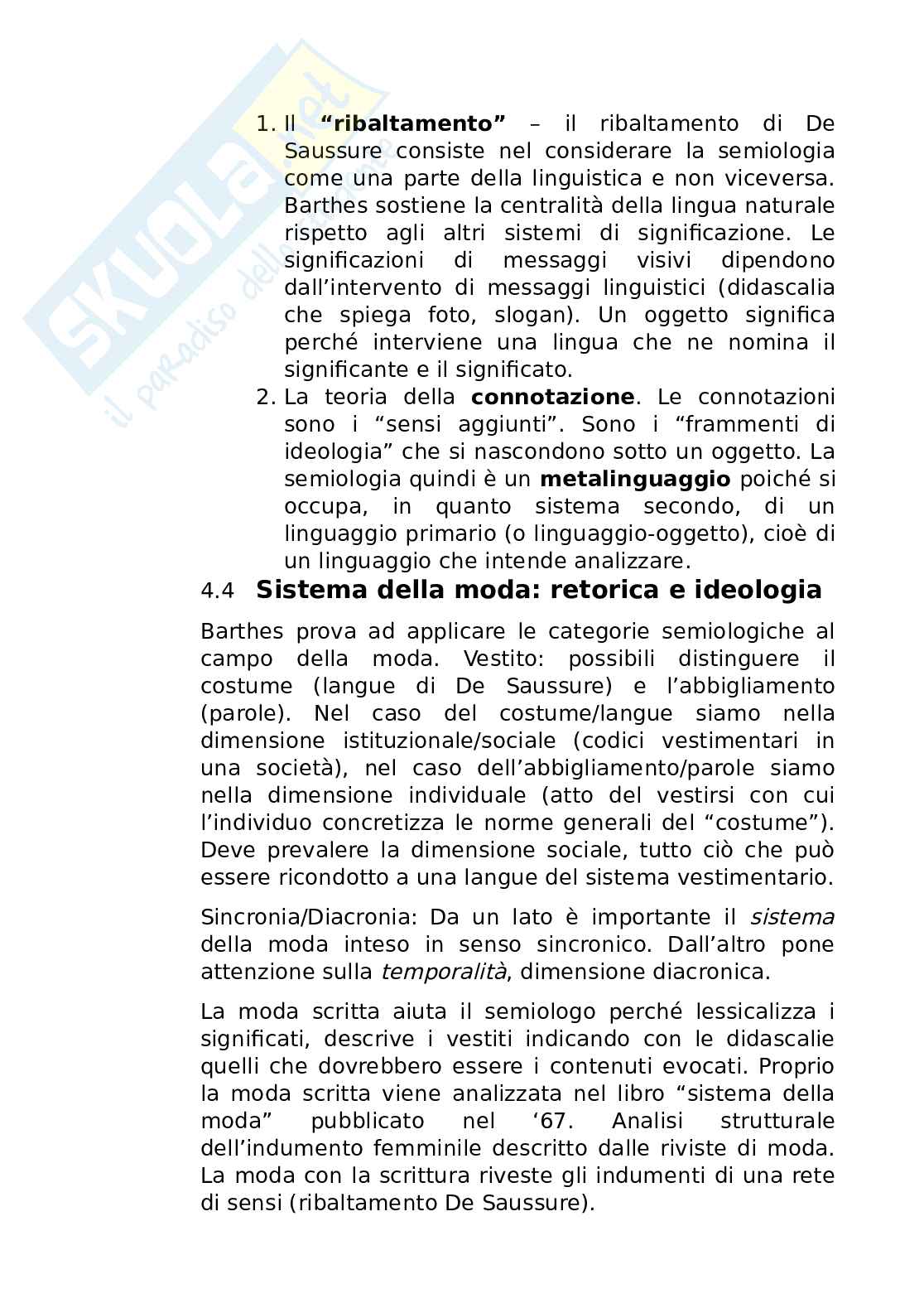 Riassunto esame Scienze semiotiche del testo e dei linguaggi, Prof. Romei Leonardo, libro consigliato Le basi della semiotica , Traini  Pag. 31